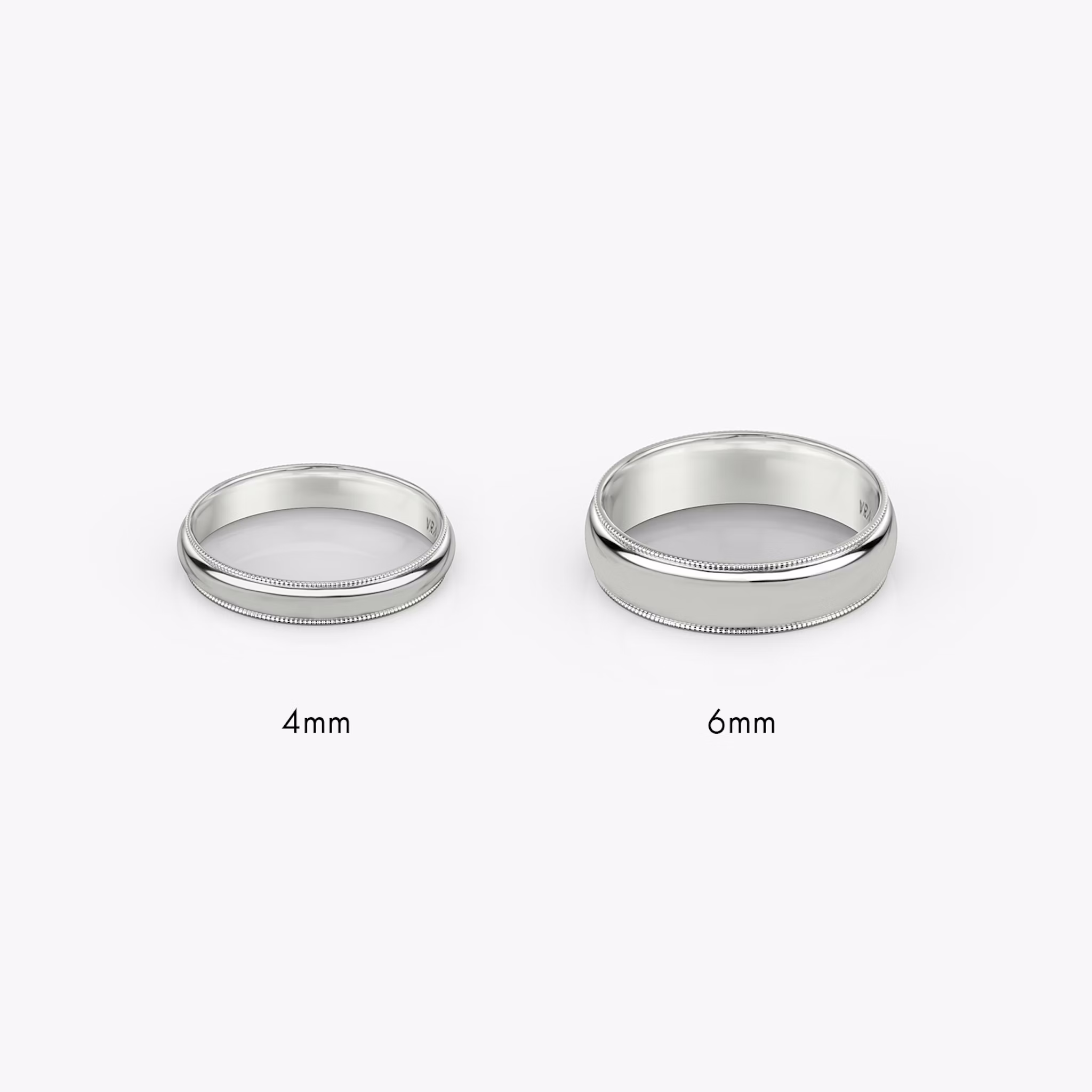 The Milgrain Band | Platinum | bandWidth: 4mm