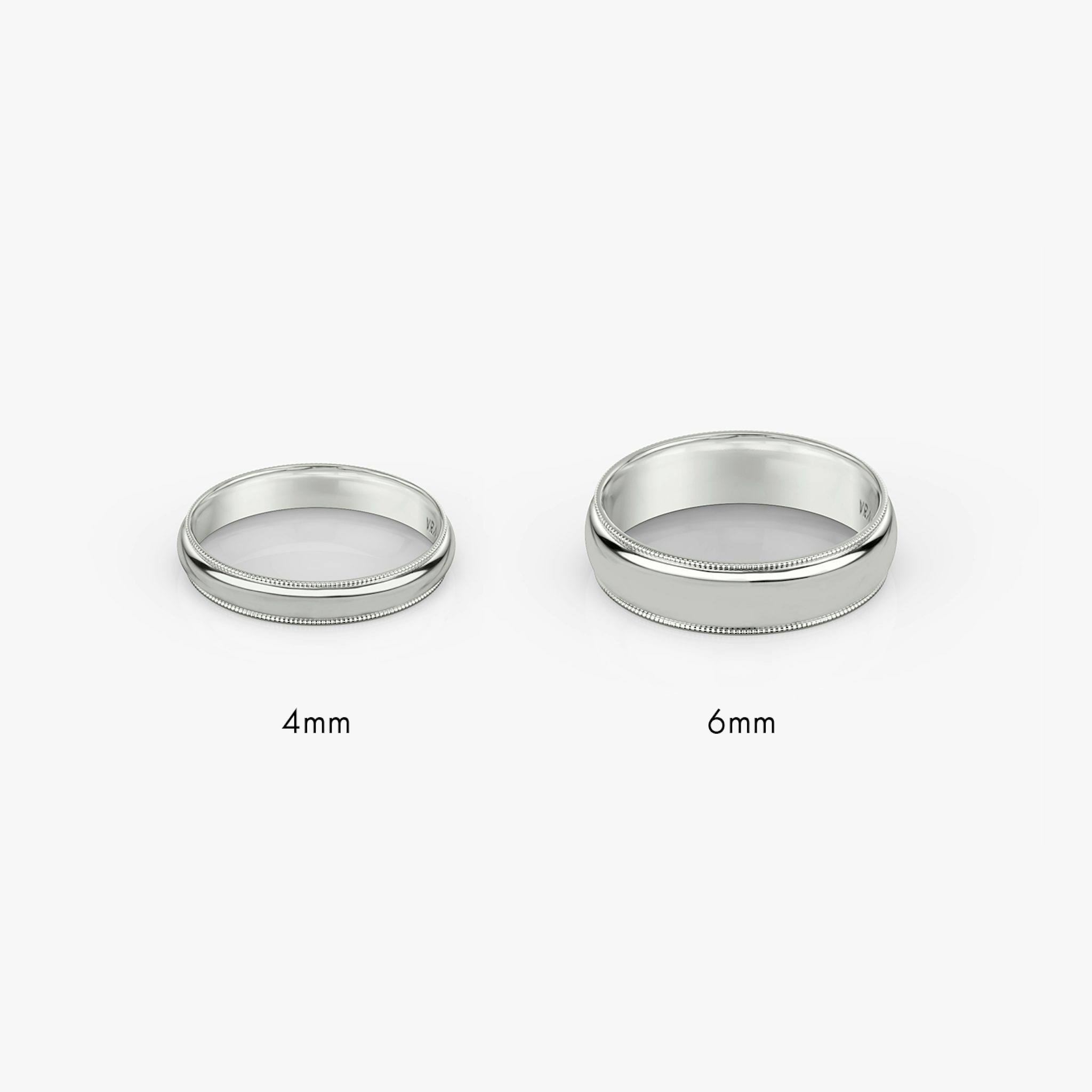 The Milgrain Band | Platinum | bandWidth: 4mm