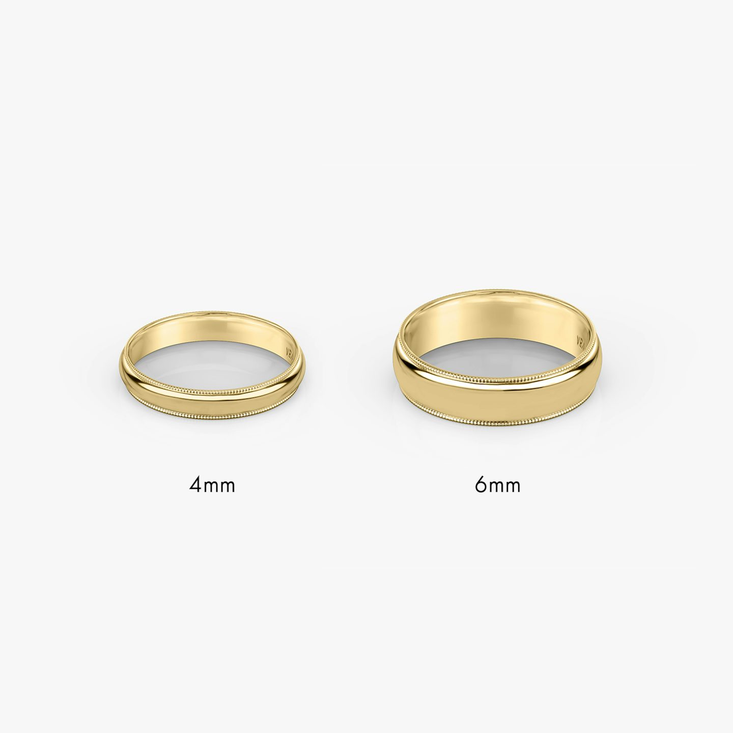 The Milgrain Band | 18k | Yellow Gold | bandWidth: 6mm
