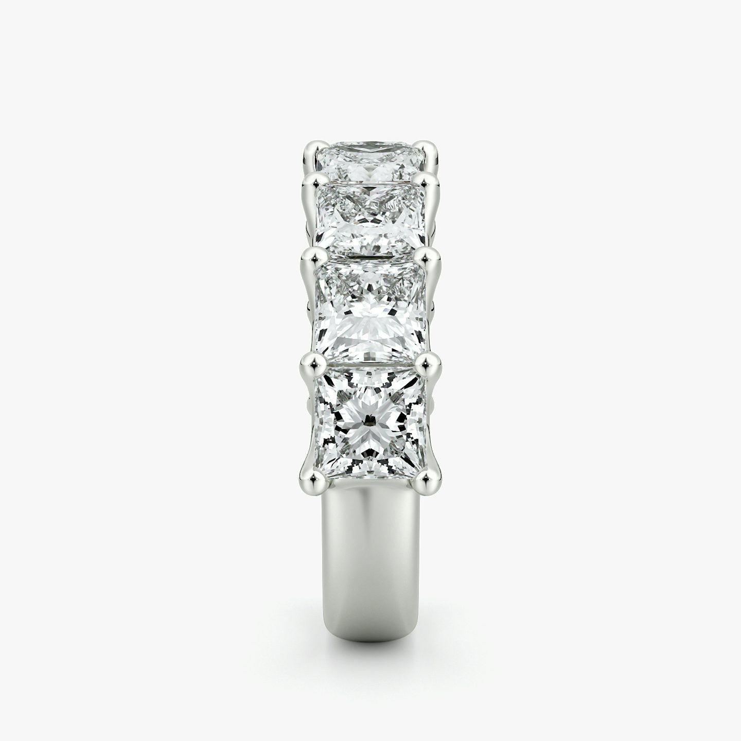 Eternity Ring | Princess | Platin | bandStyle: half | caratWeight: 4.0ct