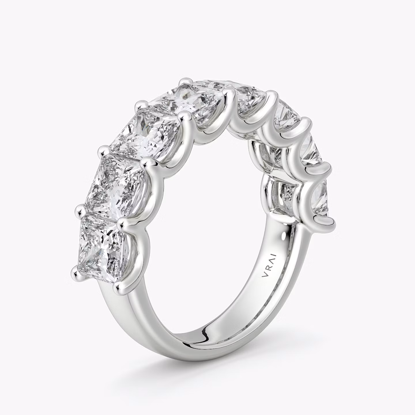 Eternity Ring | Princess | Platin | bandStyle: half | caratWeight: 4.0ct