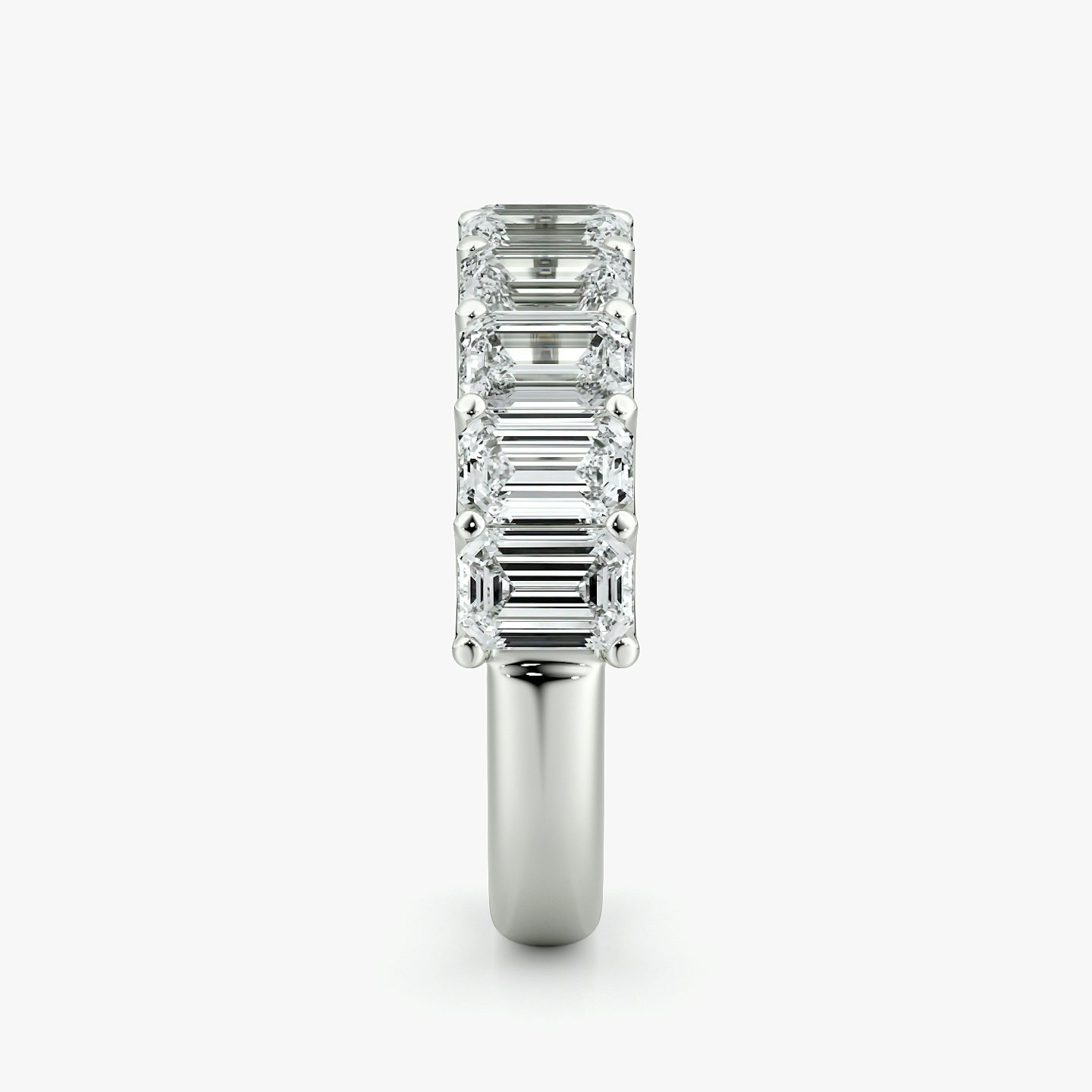 Anillo Eternity  | Esmeralda | Platino | bandStyle: half | caratWeight: 2.5ct