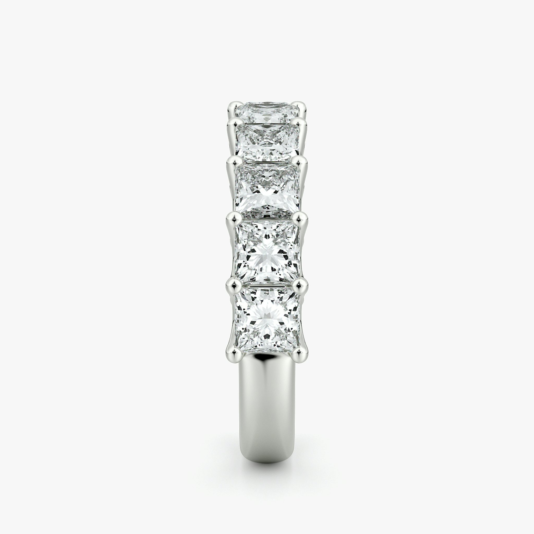 Eternity Ring | Princess | Platin | bandStyle: half | caratWeight: 2.5ct