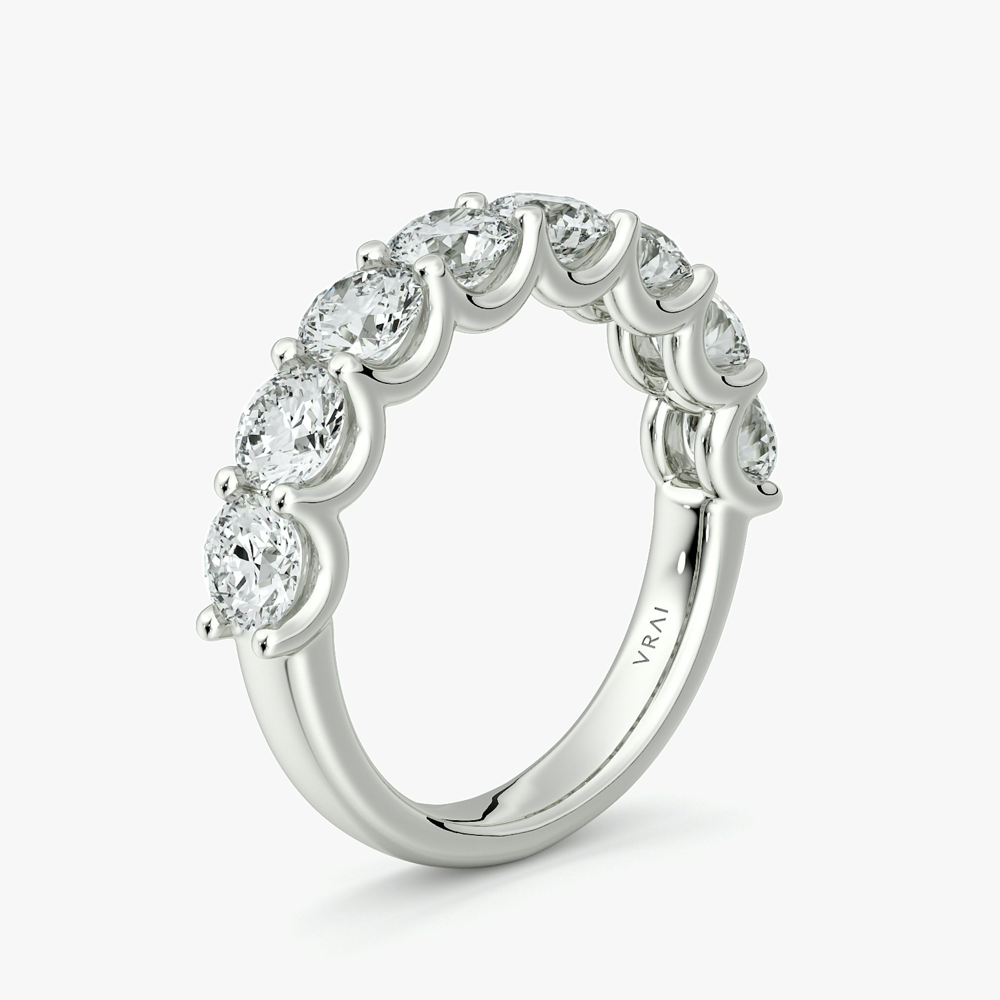 The Eternity Band | Round Brilliant | Platinum | bandStyle: half | caratWeight: 2.0ct