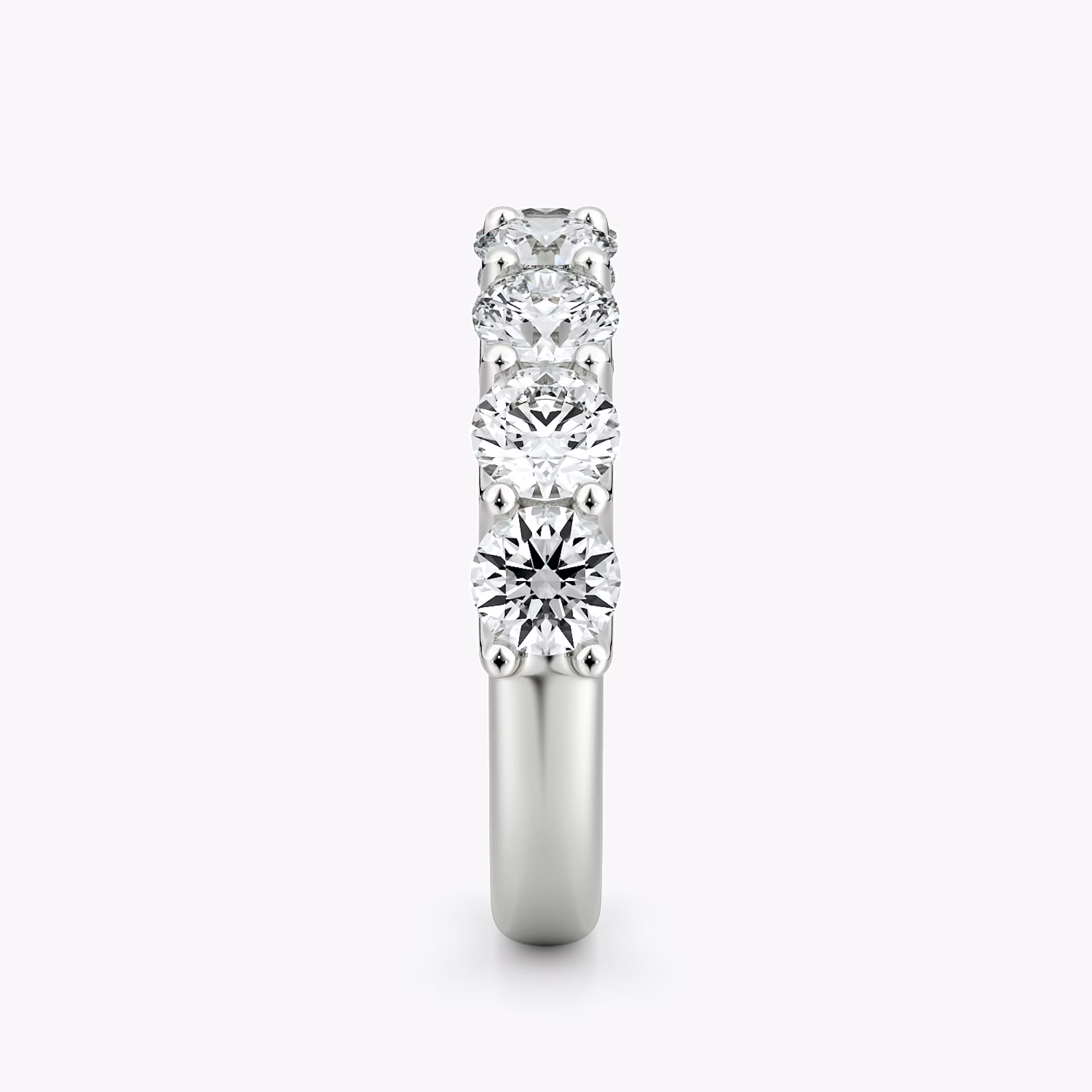 The Eternity Band | Round Brilliant | Platinum | bandStyle: half | caratWeight: 2.0ct