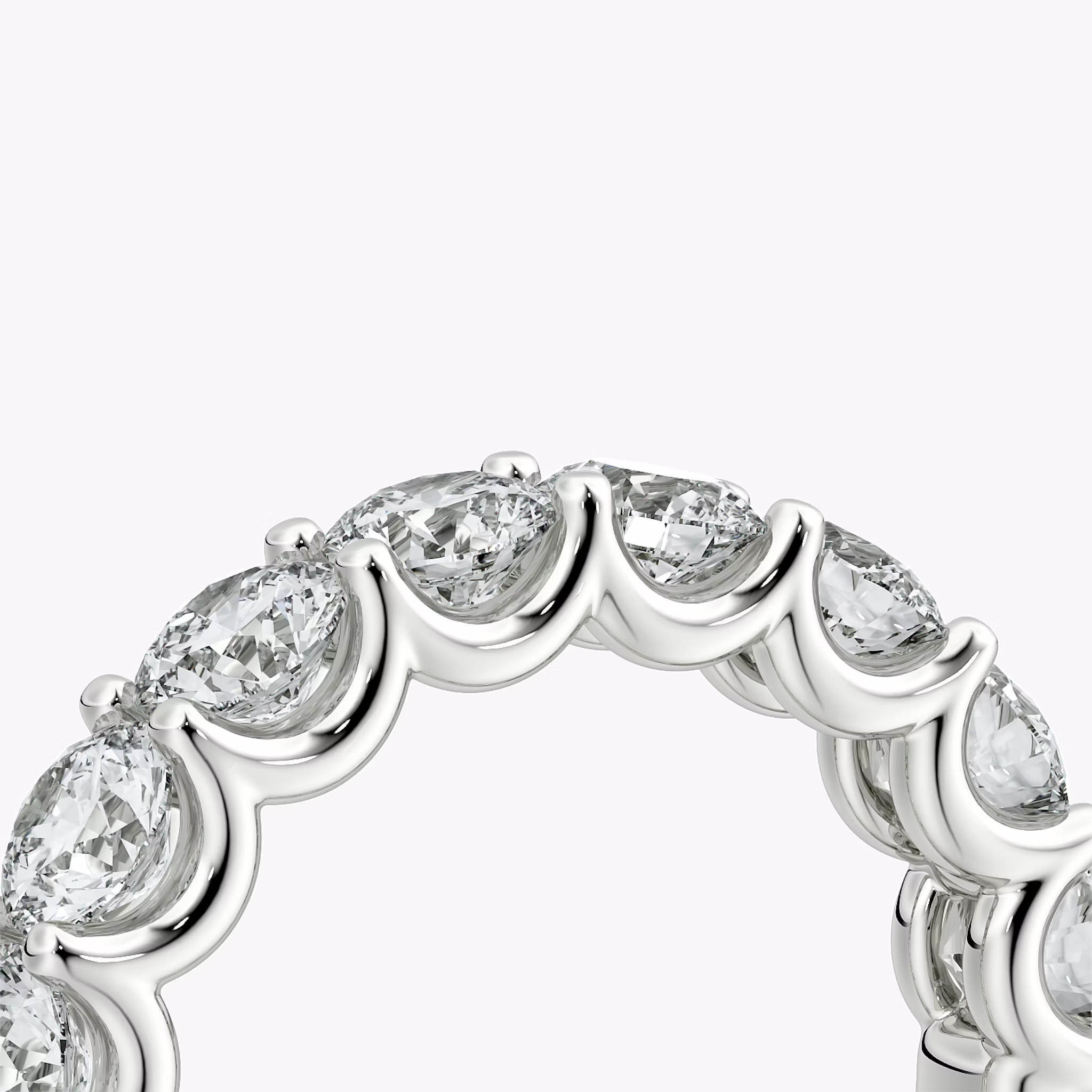 The Eternity Band | Round Brilliant | Platinum | bandStyle: half | caratWeight: 2.0ct