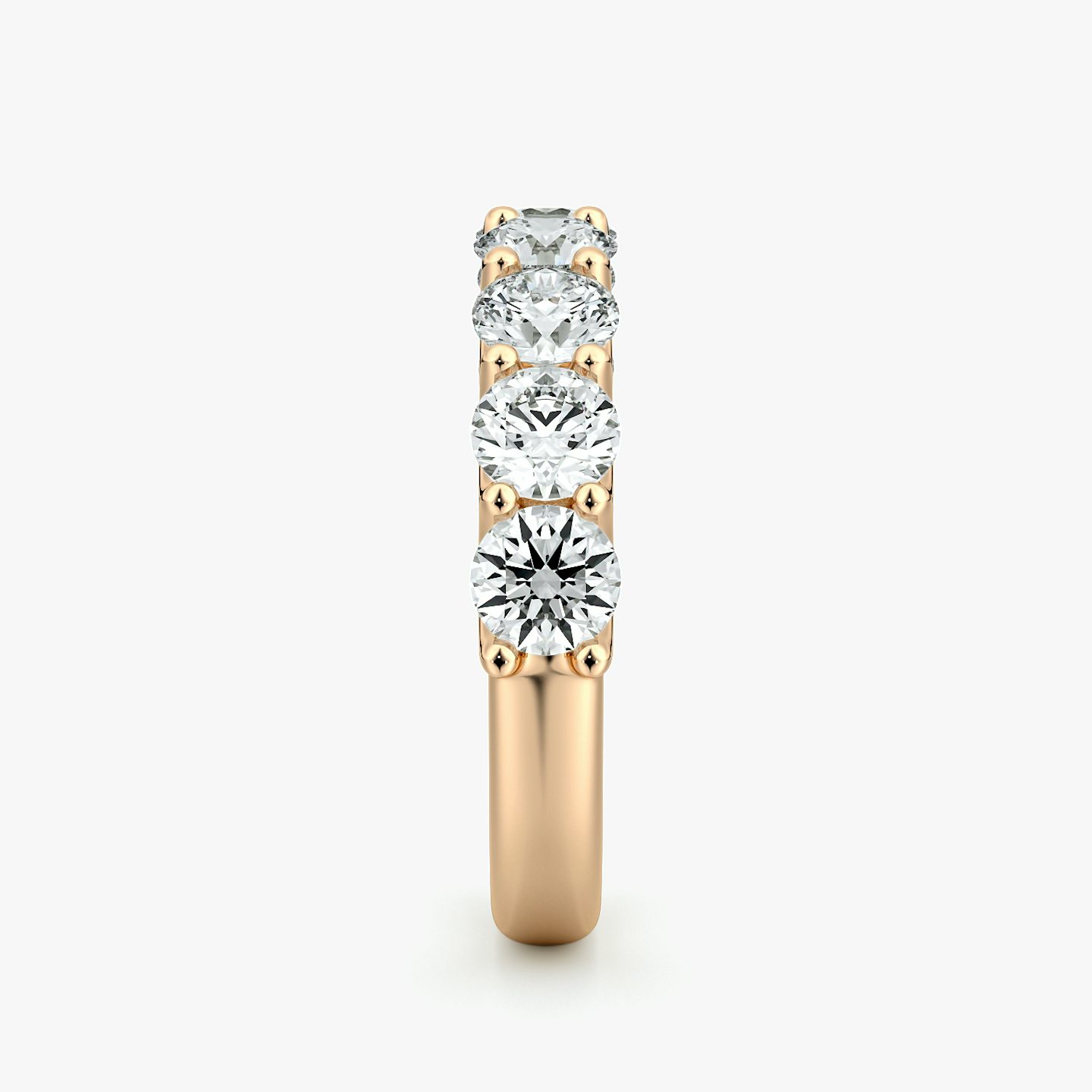 Eternity Ring | Rund | 14k | Roségold | bandStyle: half | caratWeight: 2.0ct