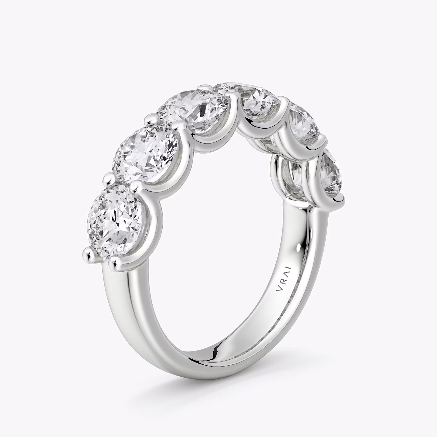 The Eternity Band | Round Brilliant | Platinum | bandStyle: half | caratWeight: 3.0ct
