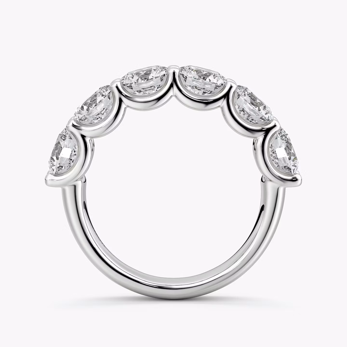 The Eternity Band | Round Brilliant | Platinum | bandStyle: half | caratWeight: 3.0ct
