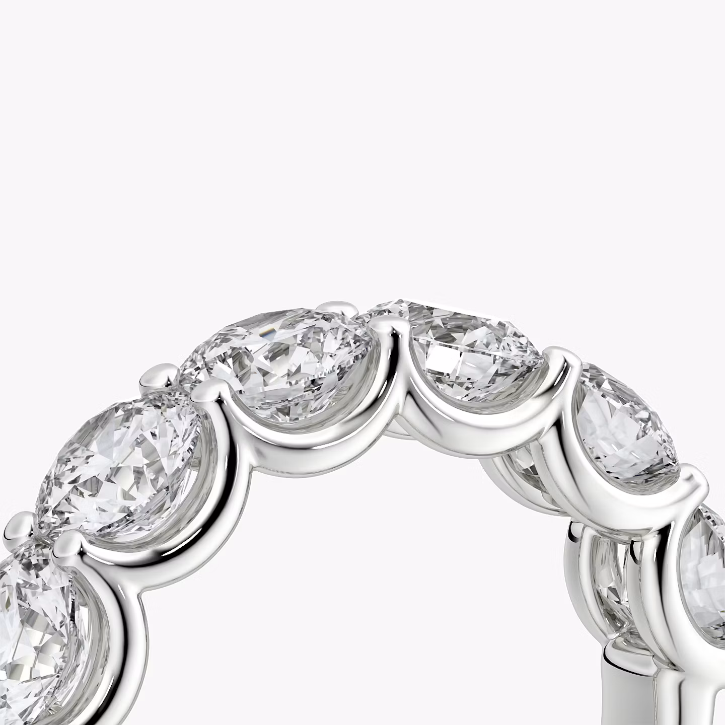 The Eternity Band | Round Brilliant | Platinum | bandStyle: half | caratWeight: 3.0ct