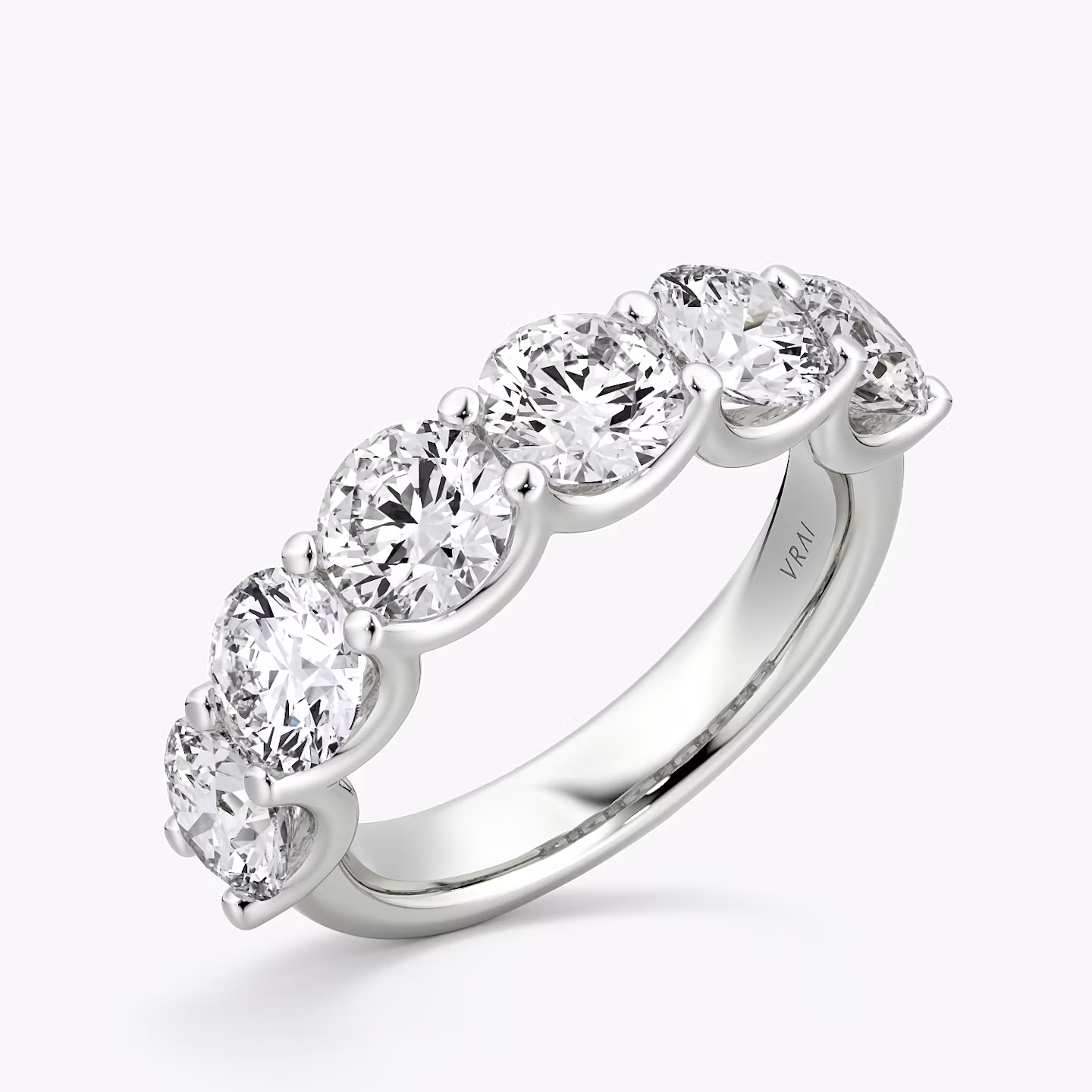 The Eternity Band | Round Brilliant | Platinum | bandStyle: half | caratWeight: 3.0ct