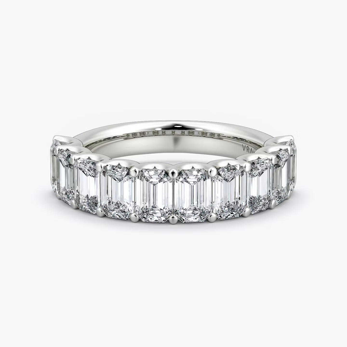 The Eternity Band Emerald | White Gold