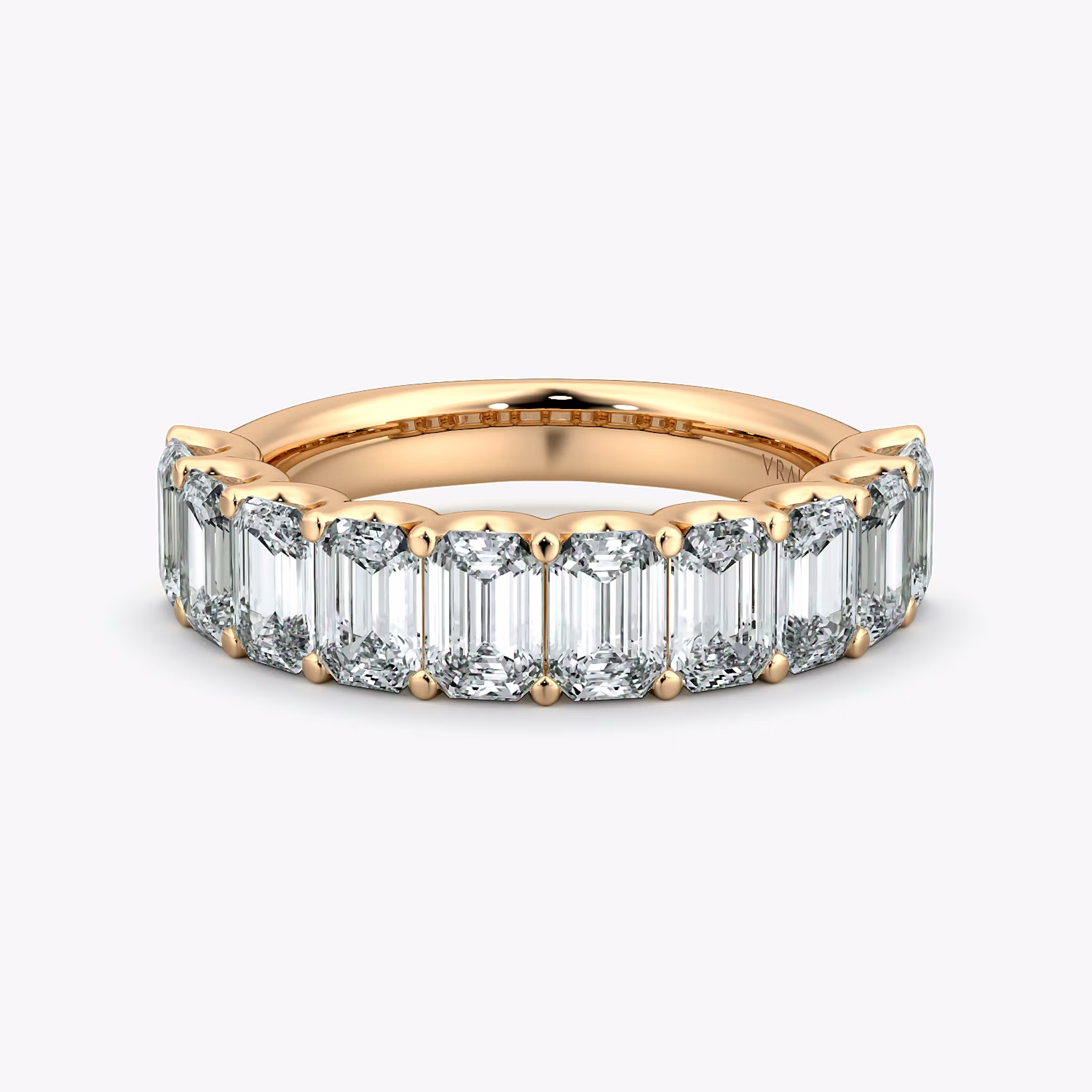 The Eternity Band Emerald | Rose Gold