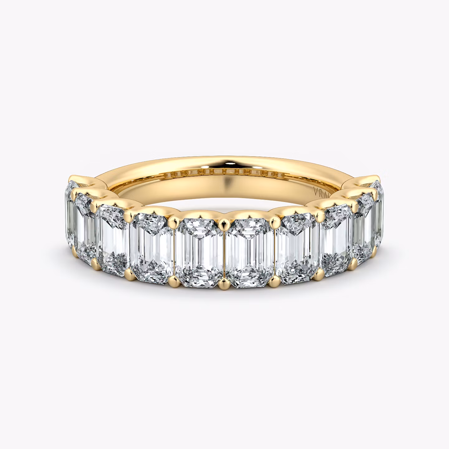 The Eternity Band Emerald | Yellow Gold