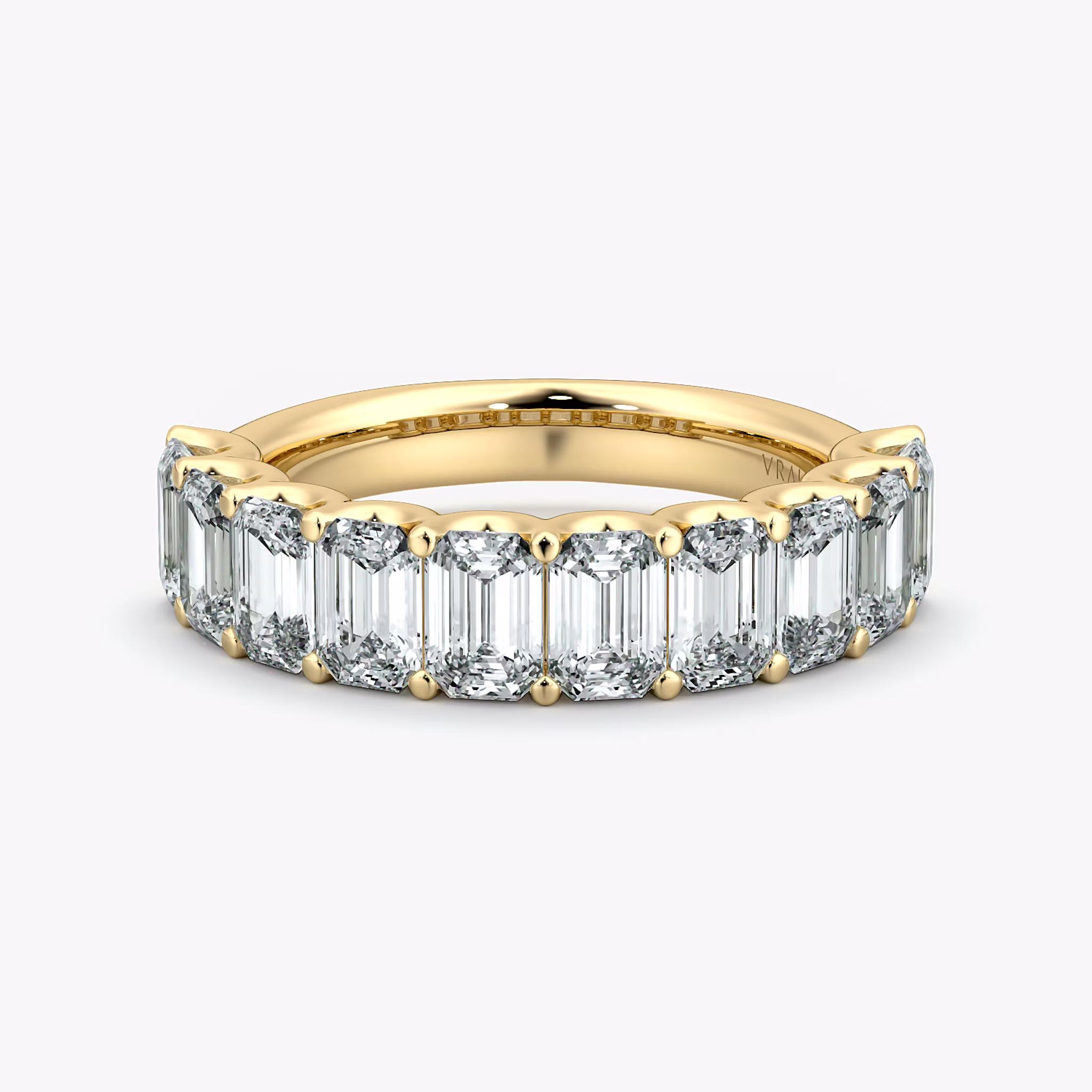 The Eternity Band Emerald | Yellow Gold