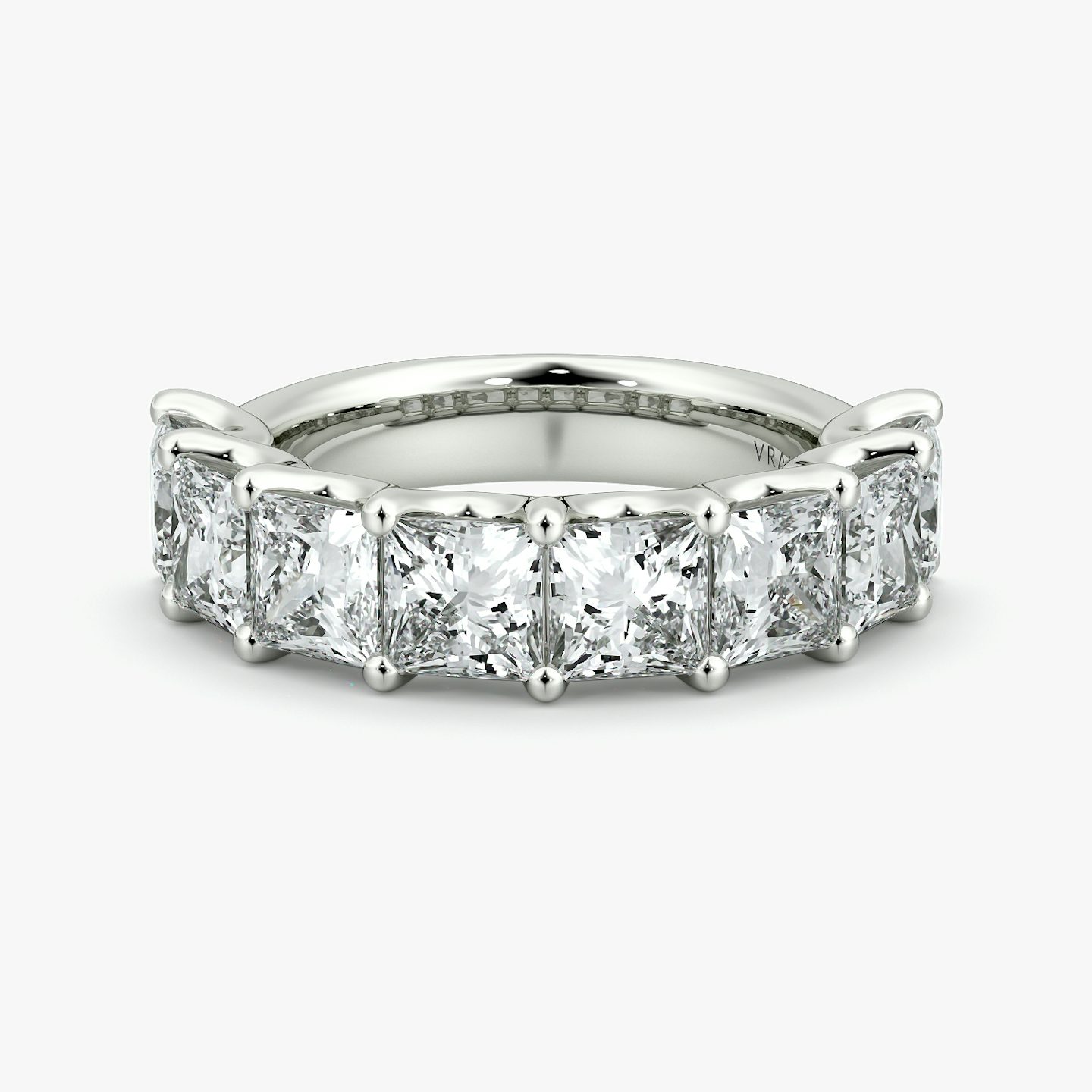 Eternity Ring | Princess | Platin | bandStyle: half | caratWeight: 4.0ct