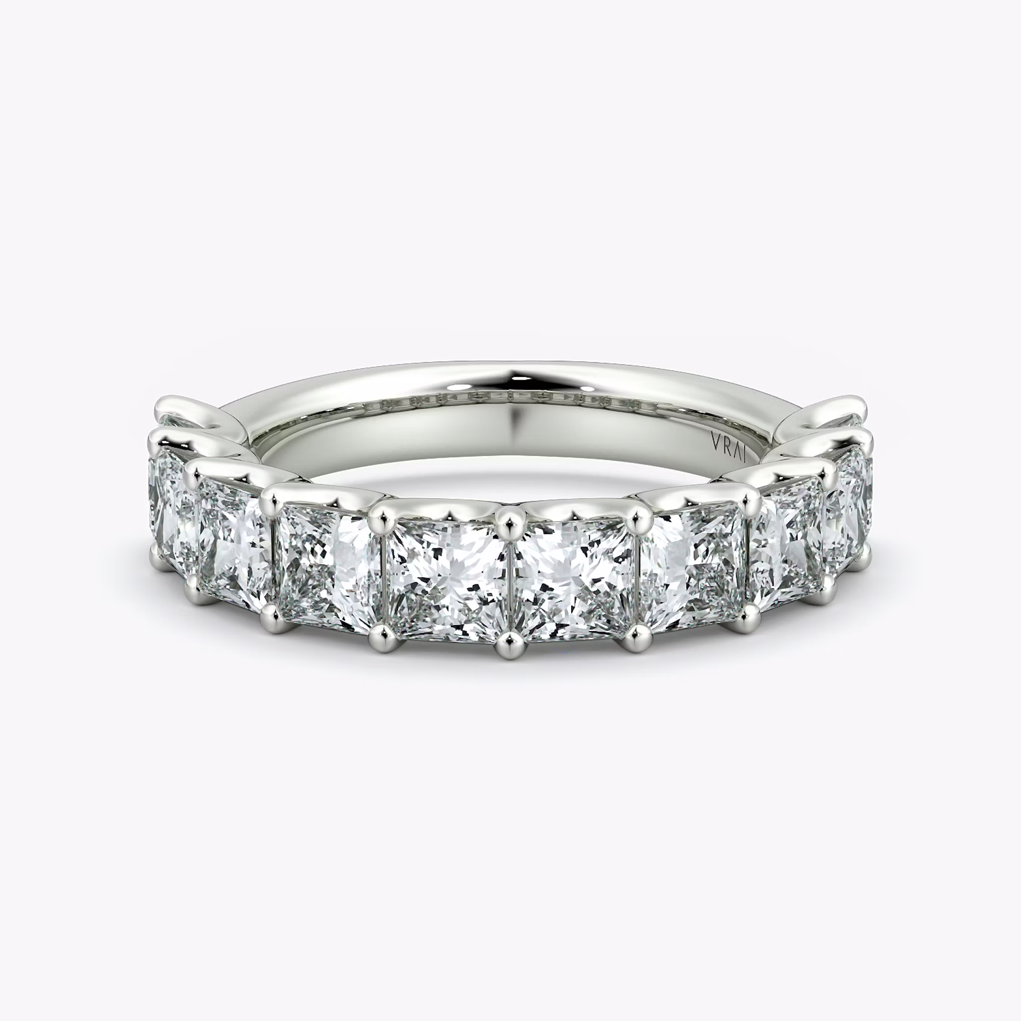 The Eternity Band Princess | White Gold