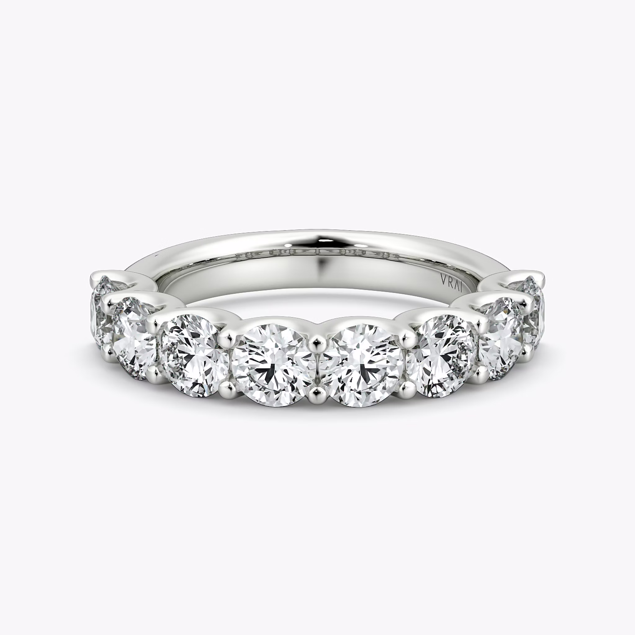 The Eternity Band | Round Brilliant | Platinum | bandStyle: half | caratWeight: 2.0ct