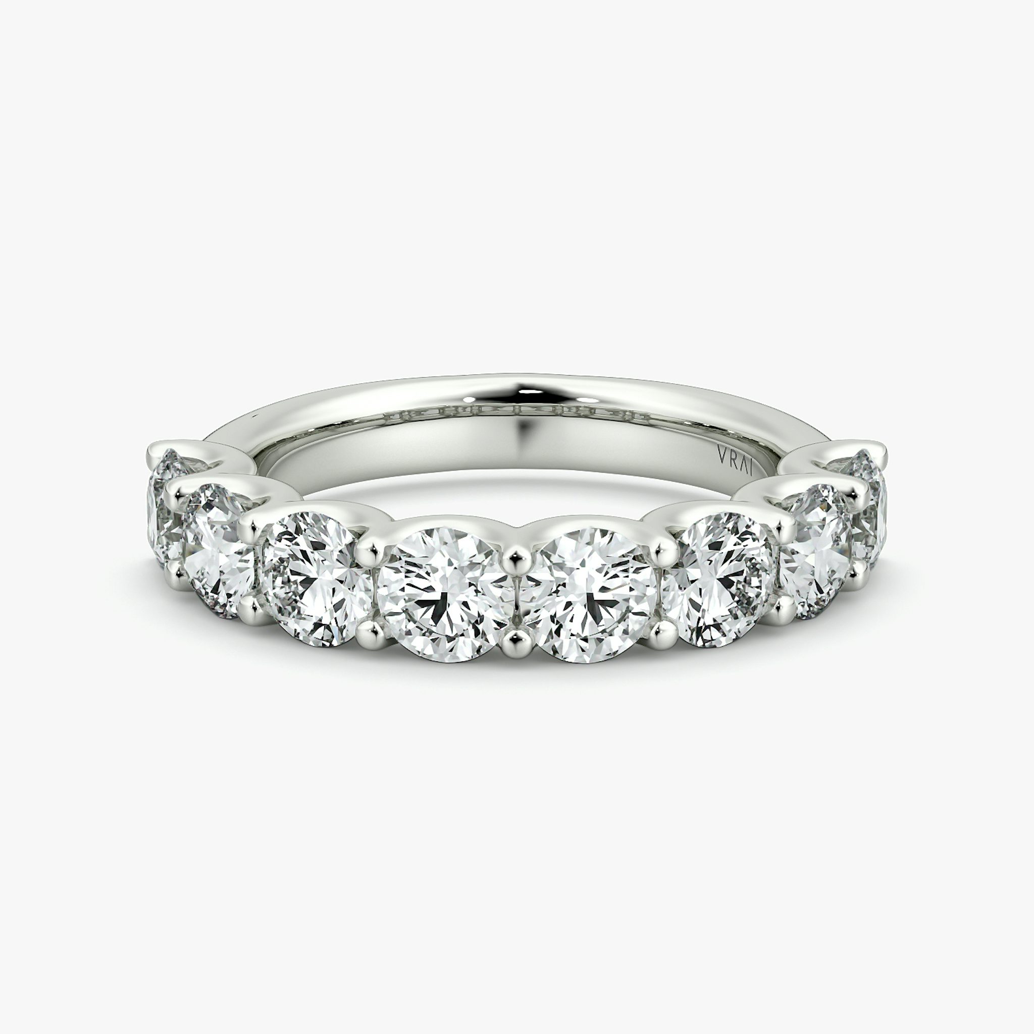 The Eternity Band | Round Brilliant | Platinum | bandStyle: half | caratWeight: 2.0ct