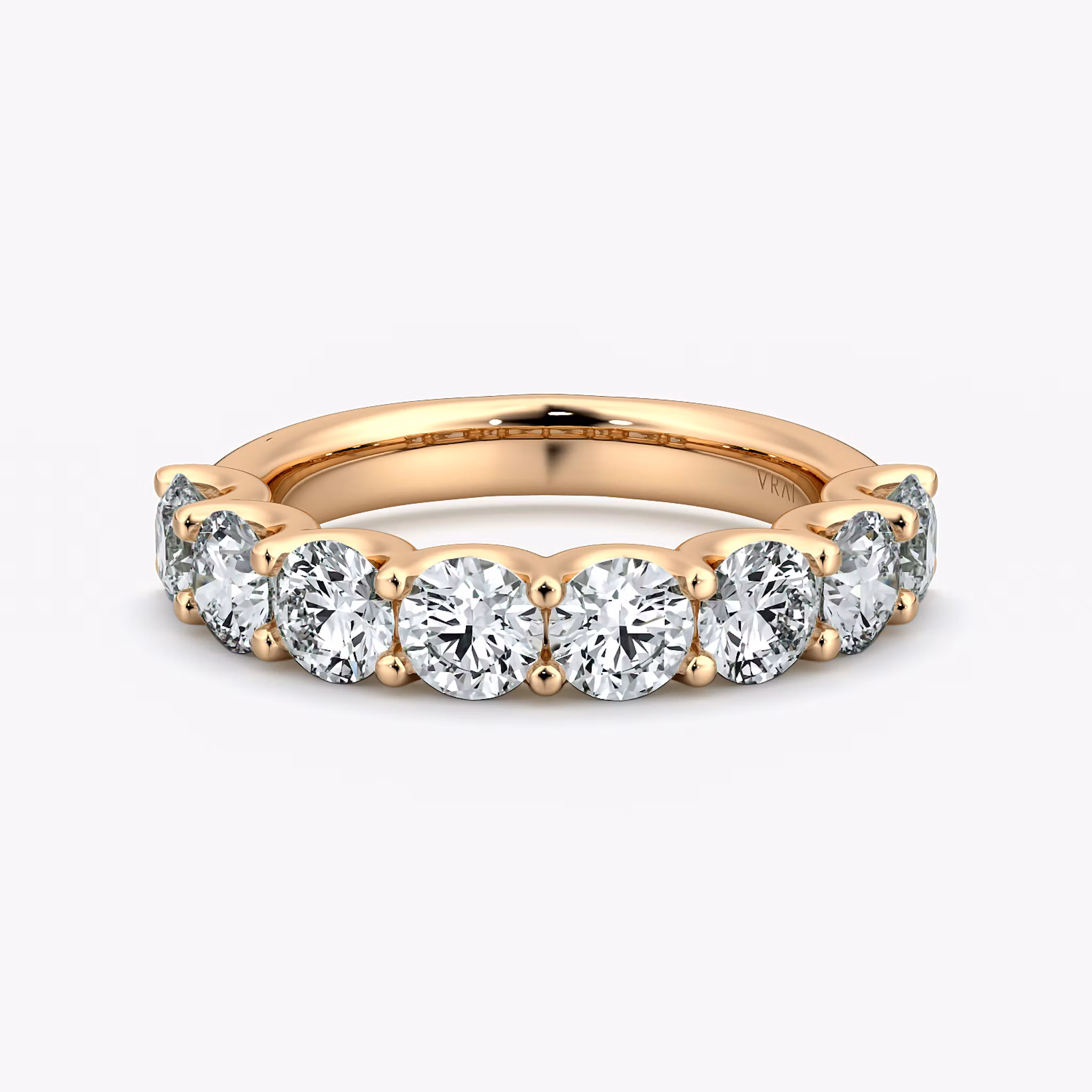 The Eternity Band Round Brilliant | Rose Gold