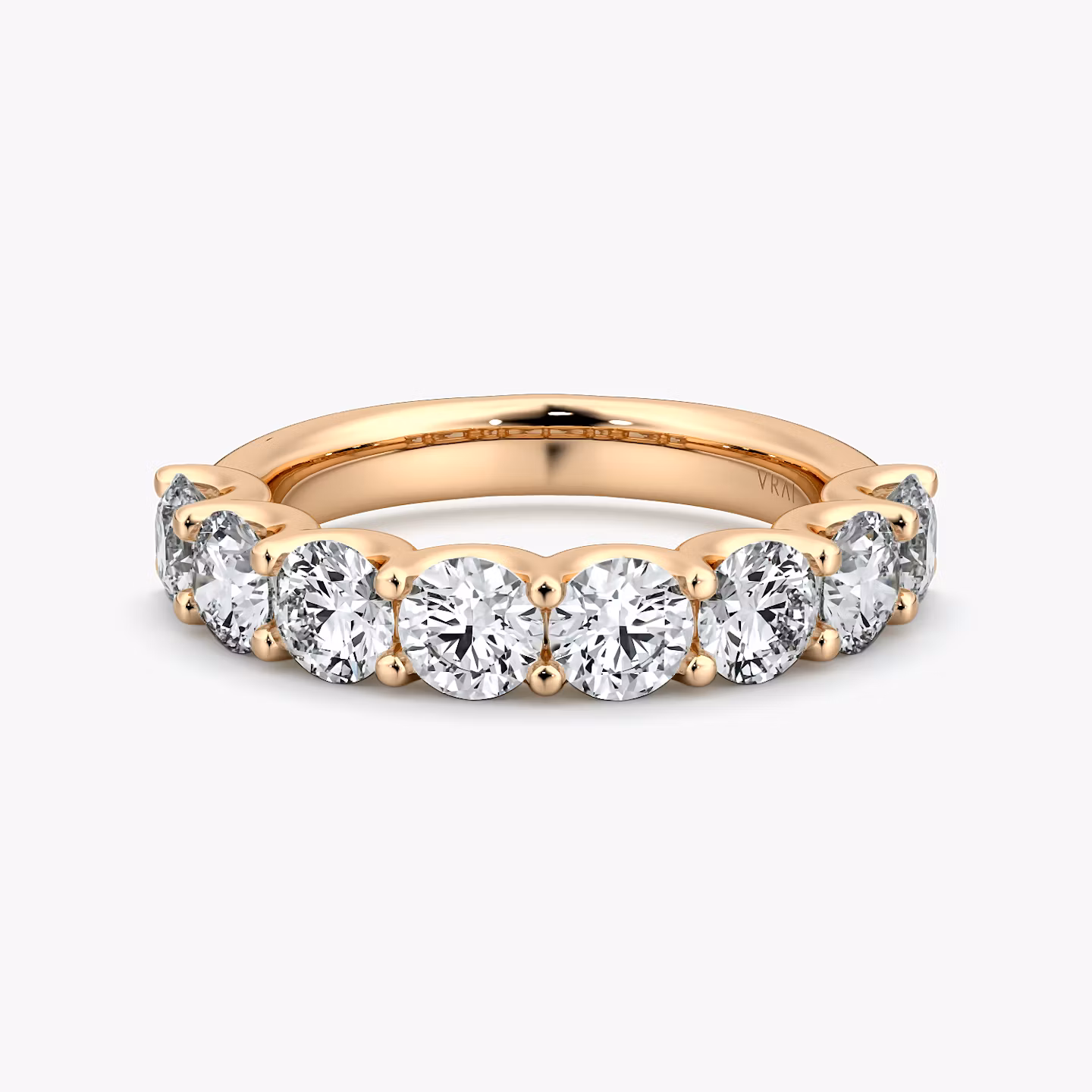 Eternity Ring | Rund | 14k | Roségold | bandStyle: half | caratWeight: 2.0ct