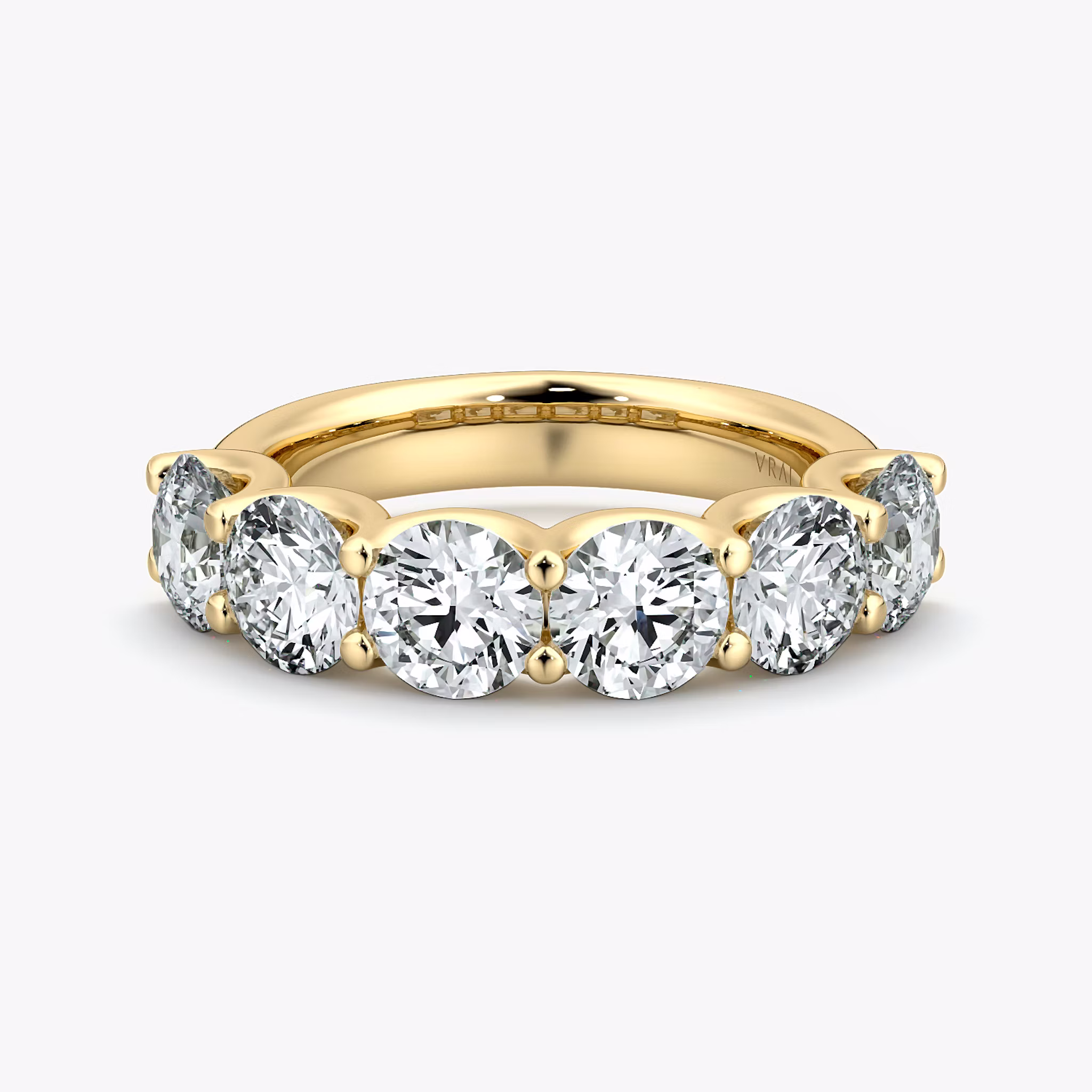 The Eternity Band Round Brilliant | Yellow Gold