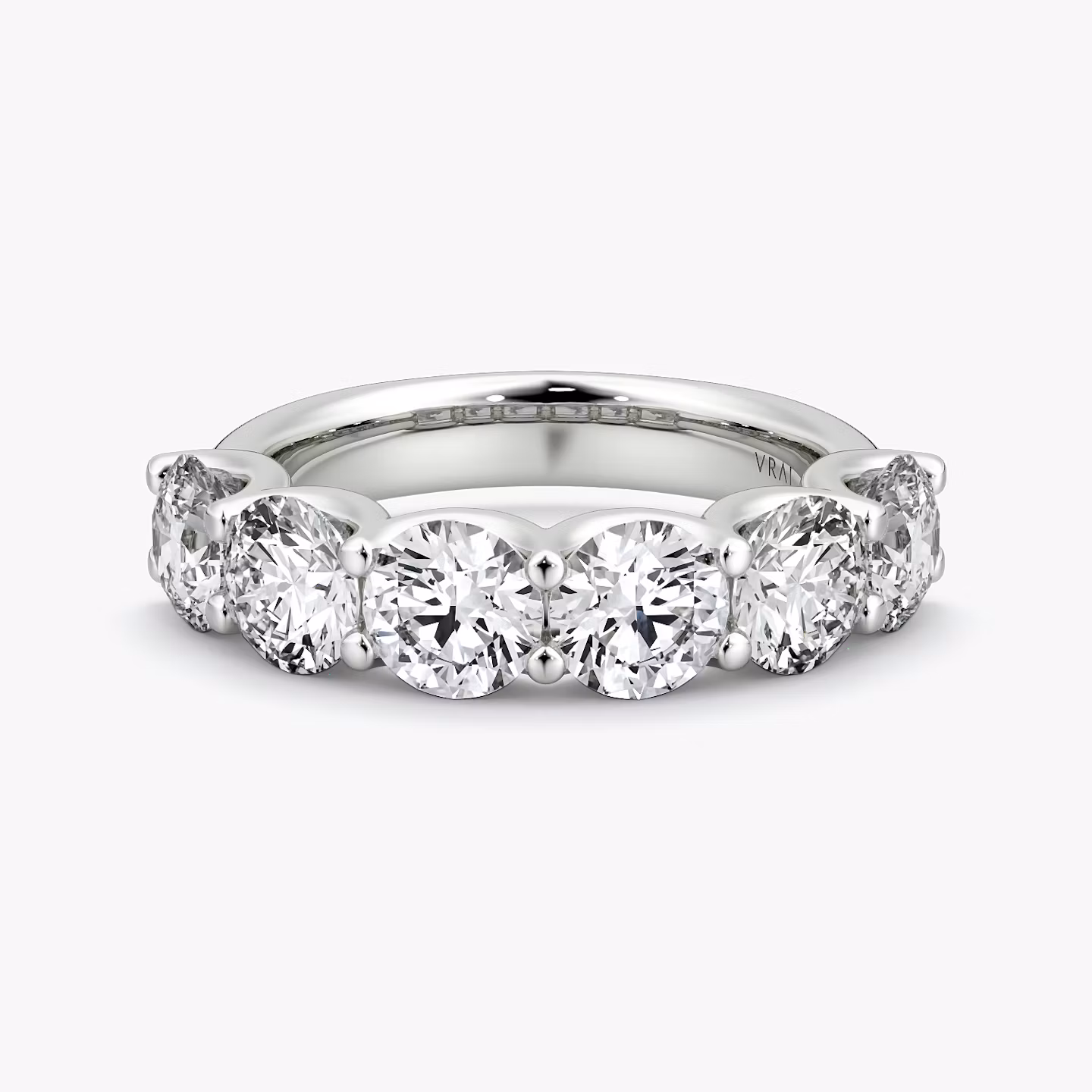 The Eternity Band | Round Brilliant | Platinum | bandStyle: half | caratWeight: 3.0ct