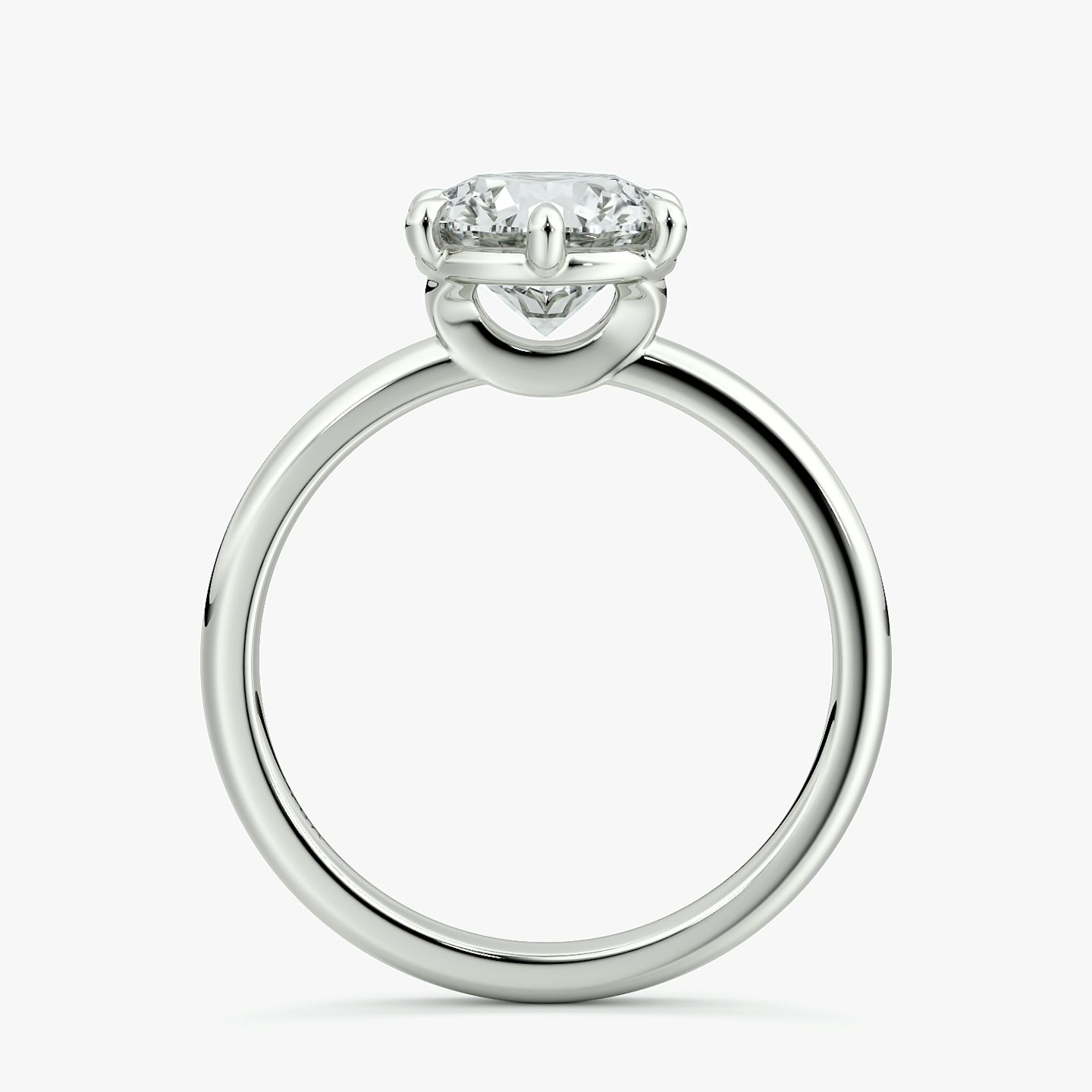 The Signature 6 Prong | Round Brilliant | Platinum | bandAccent: Plain | bandWidth: large | caratWeight: 1.5ct | hiddenHalo: no | diamondOrientation: vertical