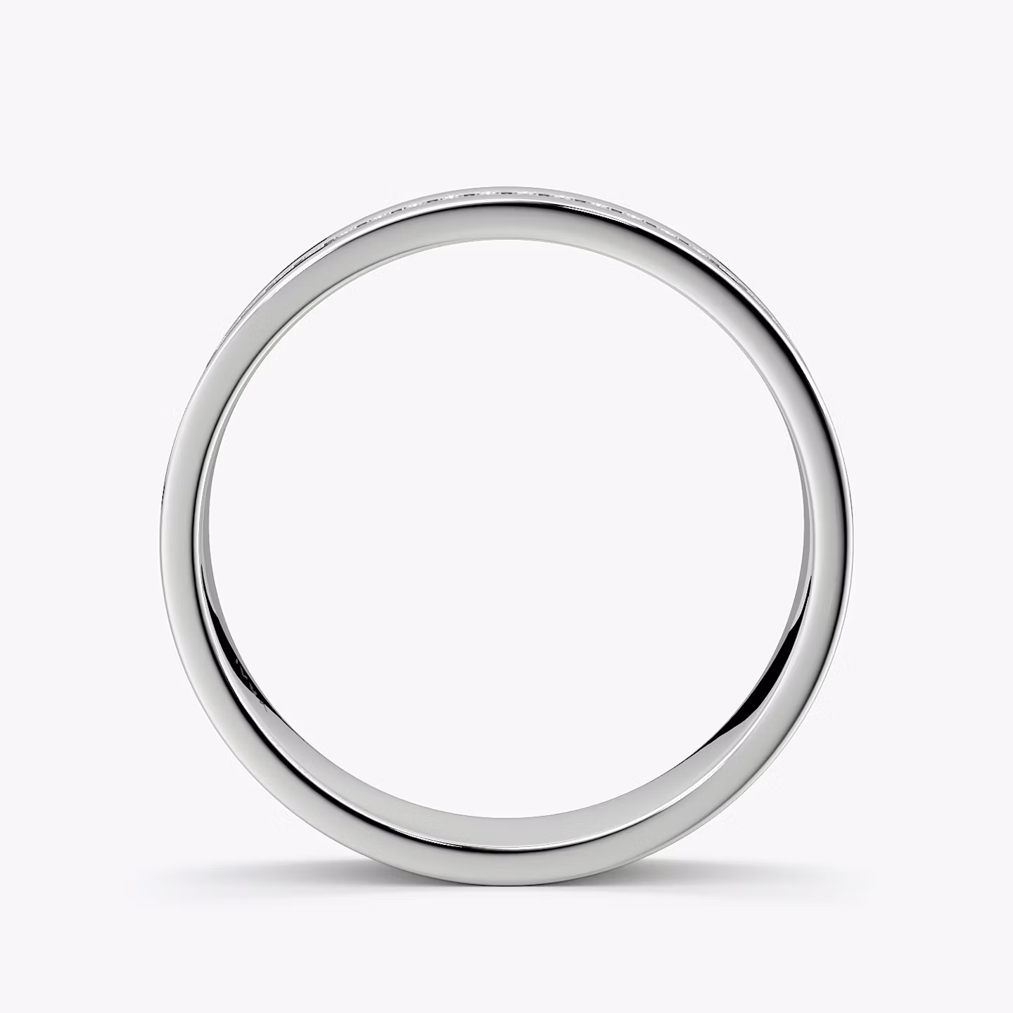 The Pavé Cigar Band | Platinum | bandAccent: Pavé | paveVersion: center