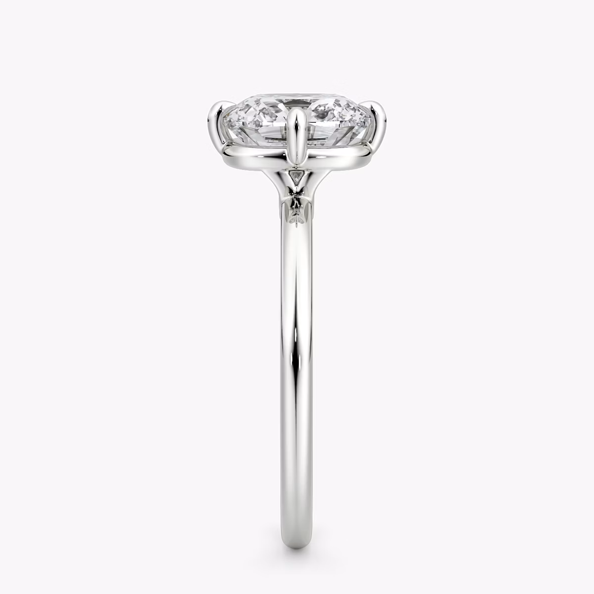 Compass | Cushion | Platin | bandAccent: Ohne Pavé-Besatz | diamondOrientation: vertical | caratWeight: other