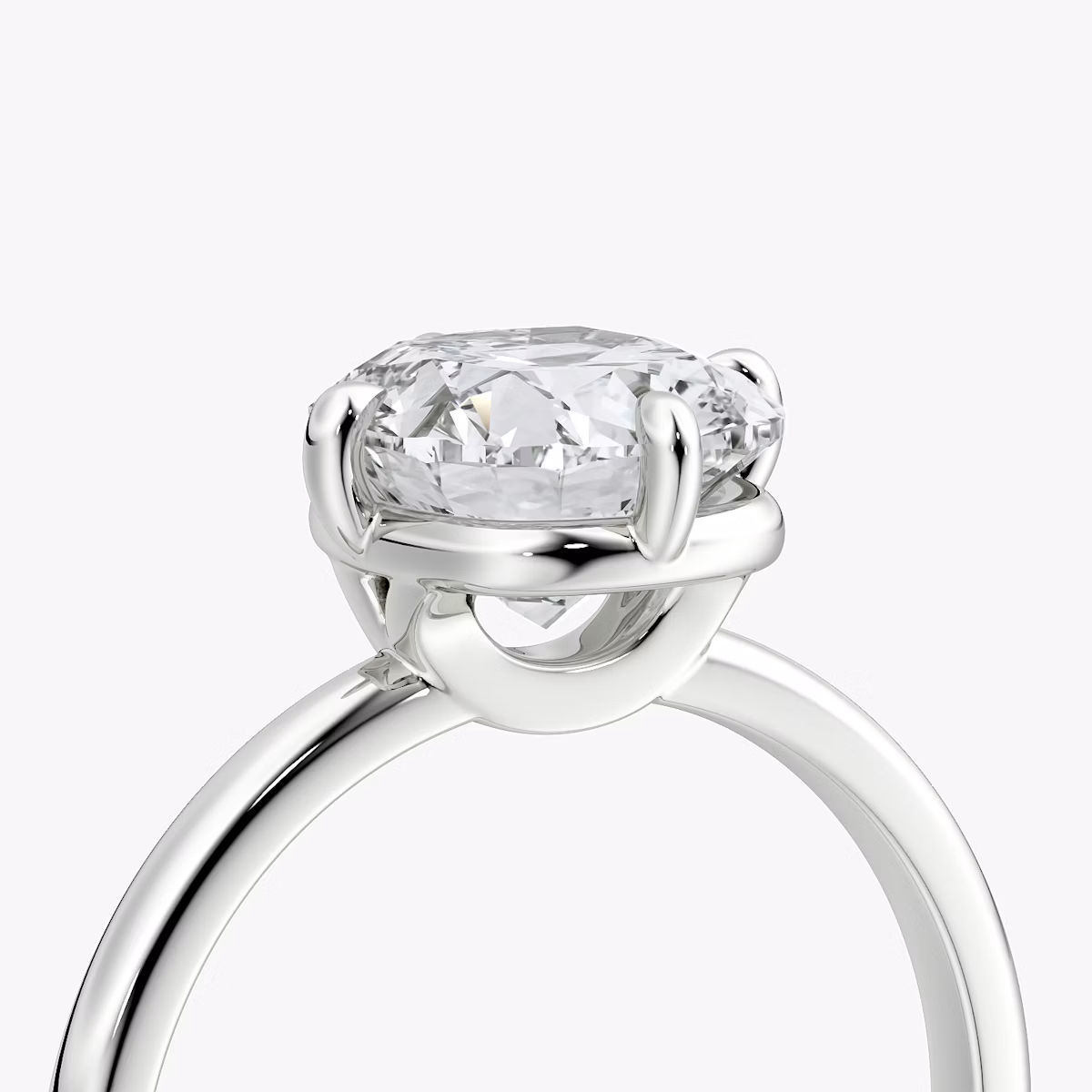Compass | Cushion | Platin | bandAccent: Ohne Pavé-Besatz | diamondOrientation: vertical | caratWeight: other