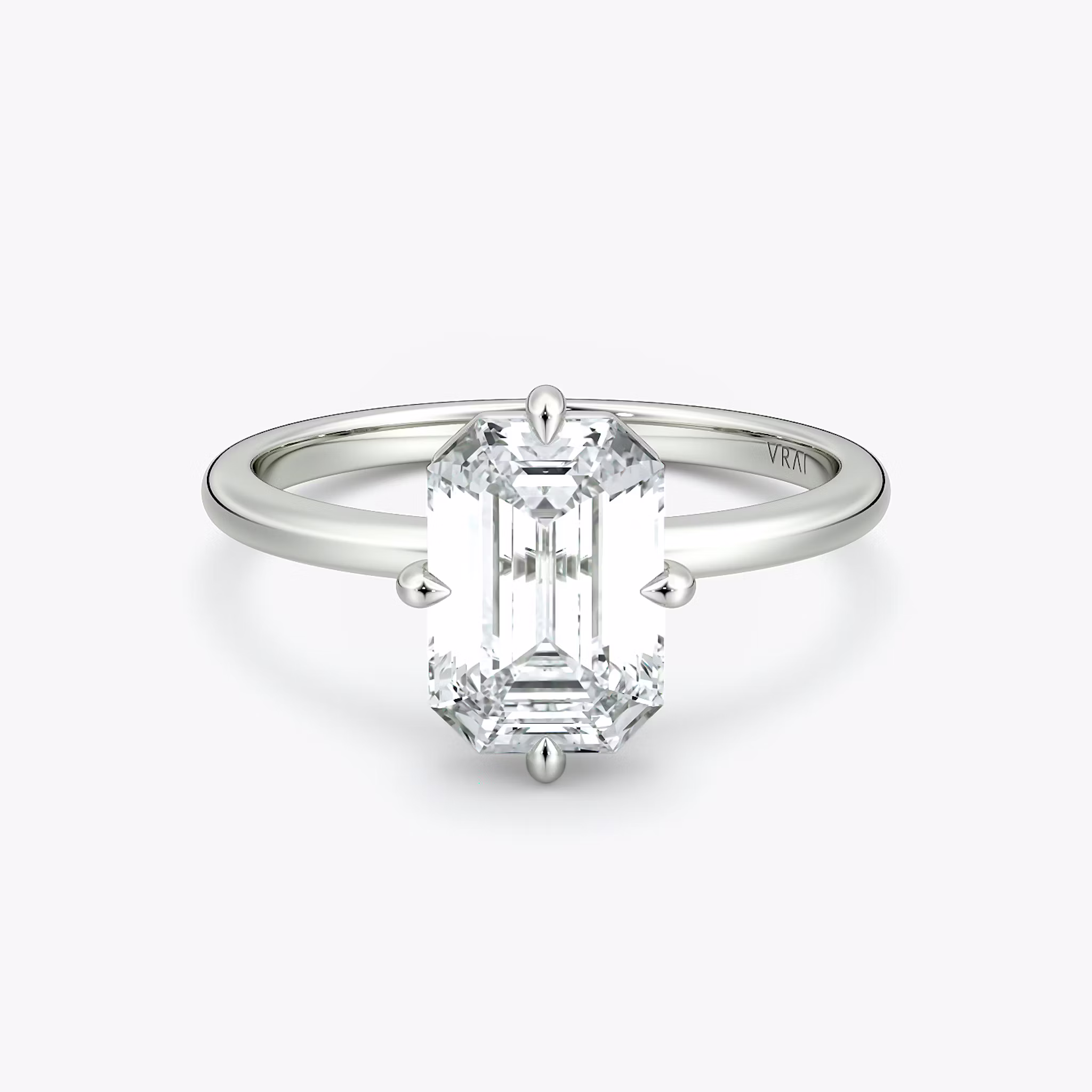 Compass Solitaire Emerald | Platinum