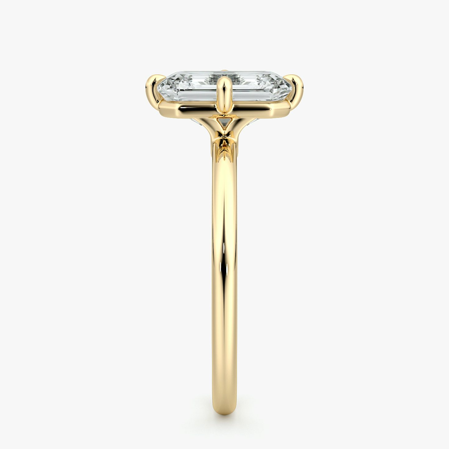 Compass | Emerald | 18k | Gelbgold | bandAccent: Ohne Pavé-Besatz | diamondOrientation: vertical | caratWeight: other