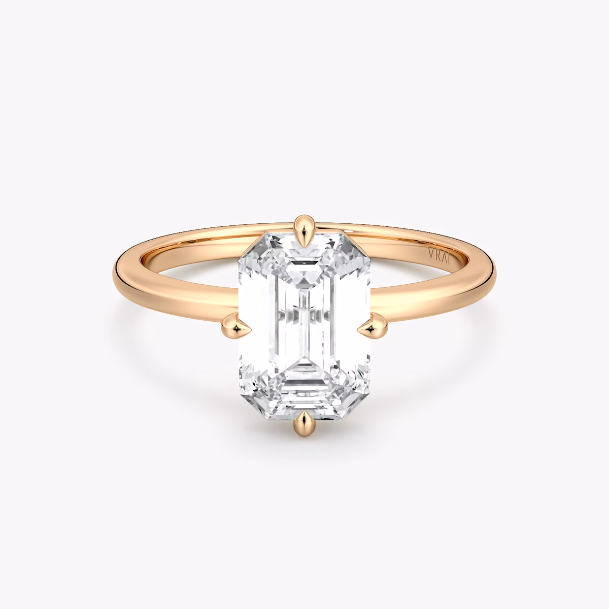 Compass | Emerald | 14k | Roségold | bandAccent: Ohne Pavé-Besatz | diamondOrientation: vertical | caratWeight: other