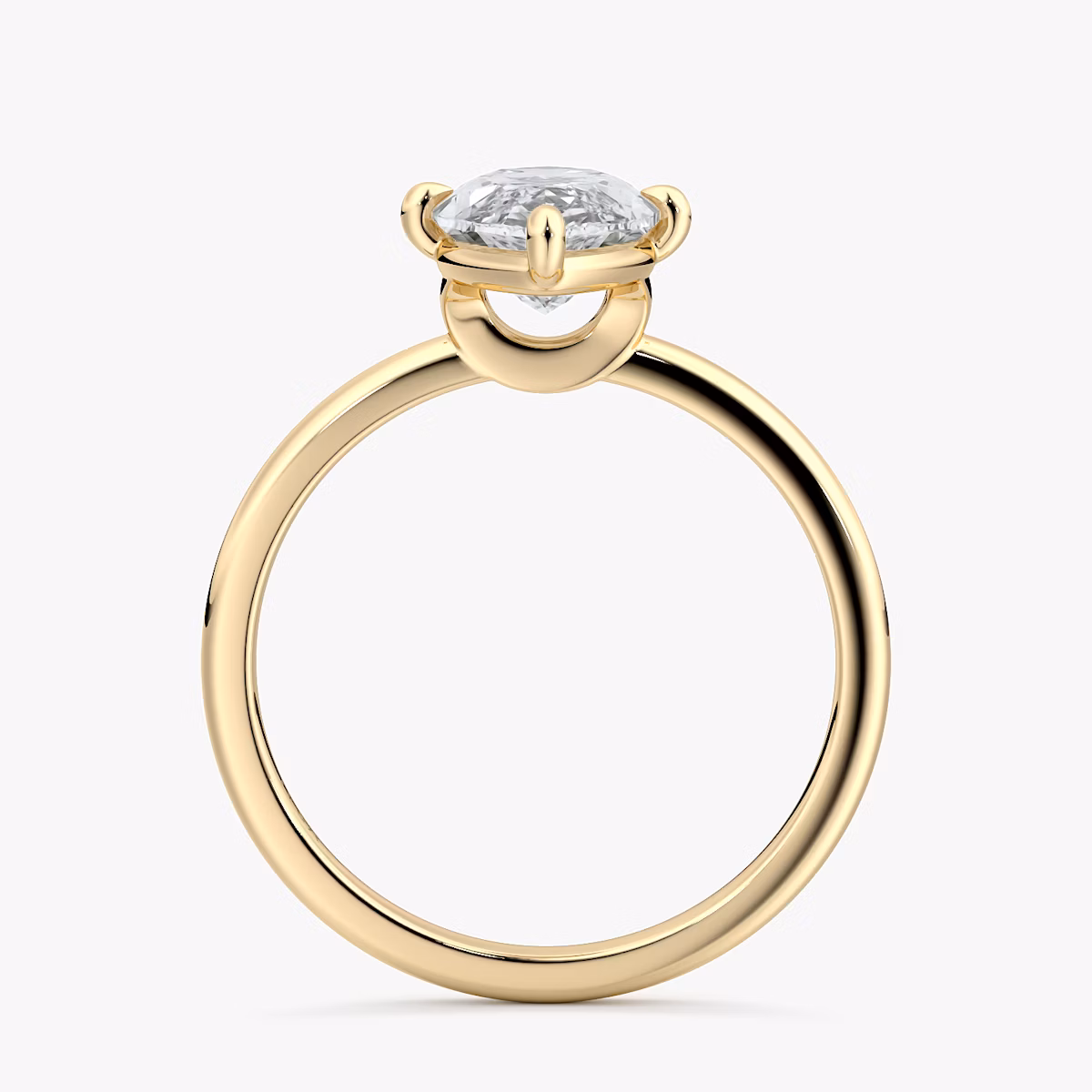 Compass | Marquise | 18k | Gelbgold | bandAccent: Ohne Pavé-Besatz | diamondOrientation: vertical | caratWeight: other