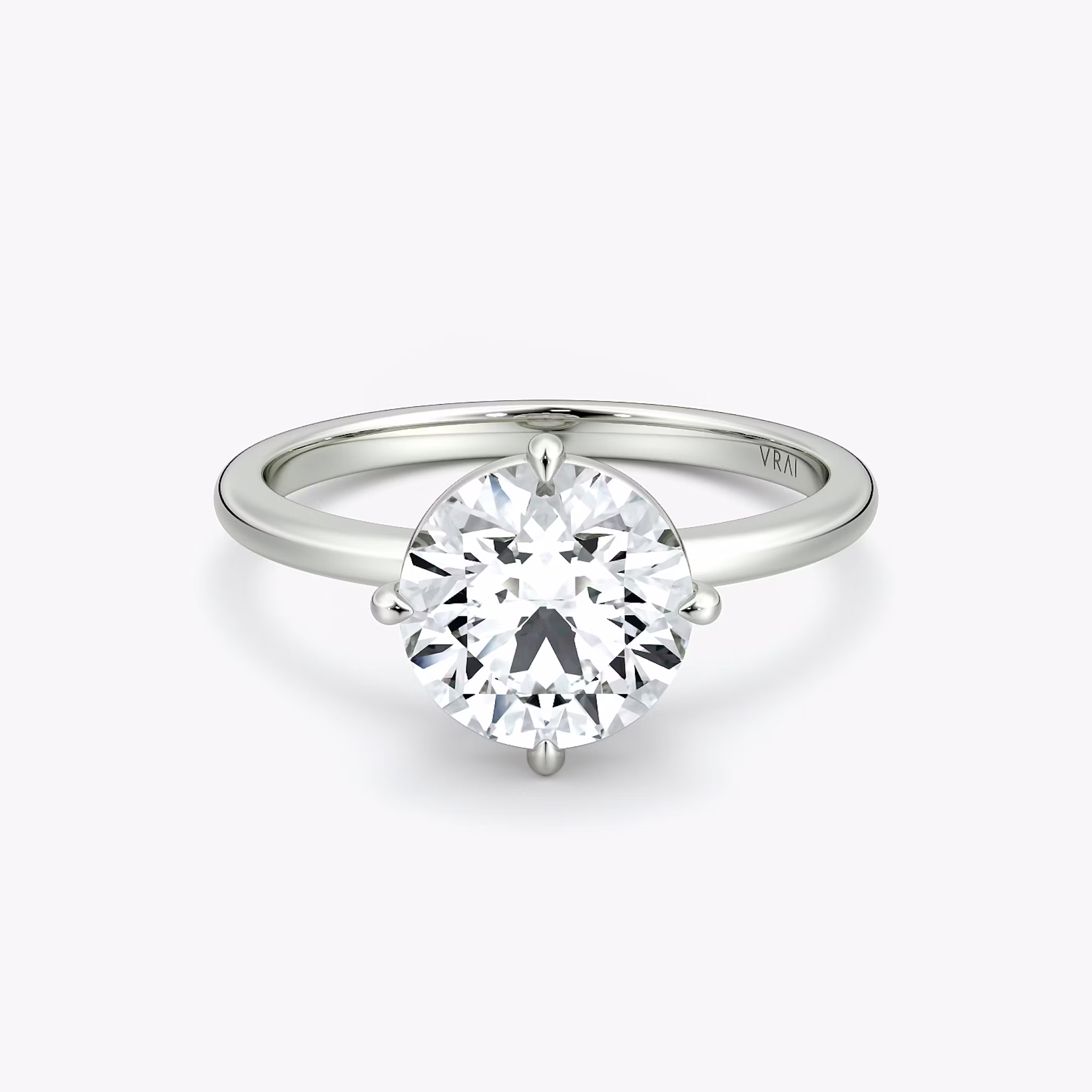 Compass Solitaire Round Brilliant | Platinum
