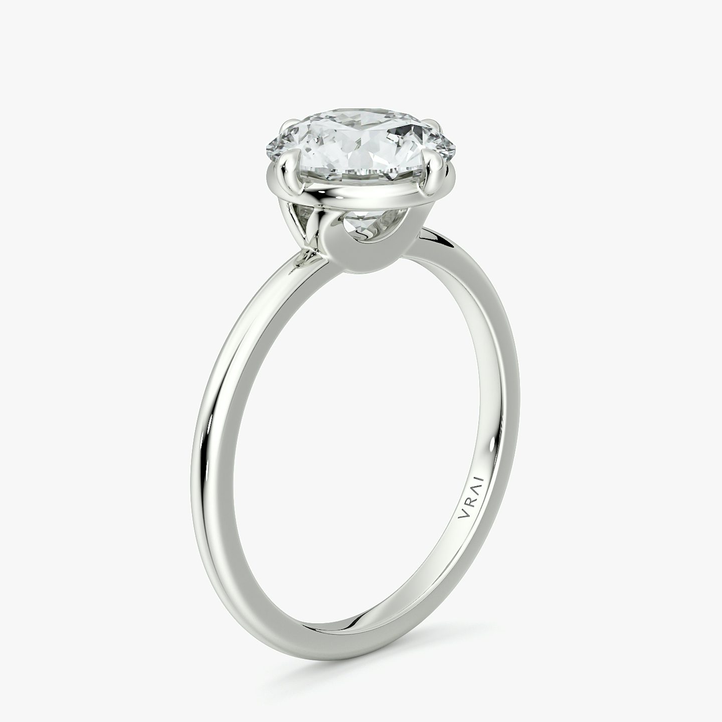 Compass | Rund | Platin | bandAccent: Ohne Pavé-Besatz | caratWeight: 1.5ct | diamondOrientation: vertical