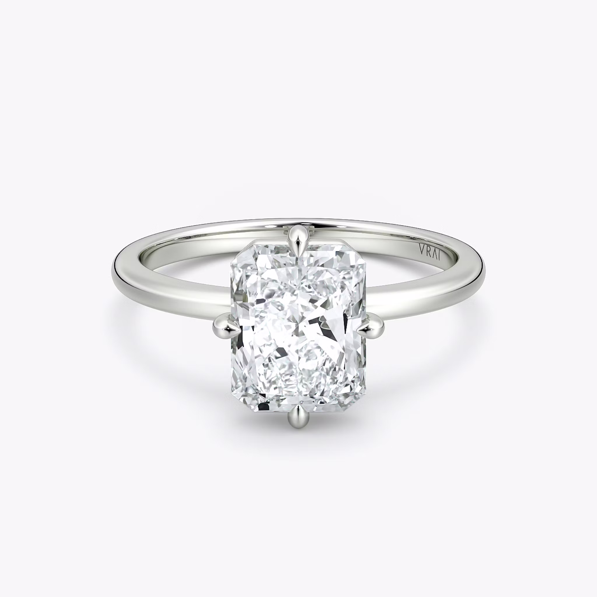 Compass Solitaire Radiant | Platinum