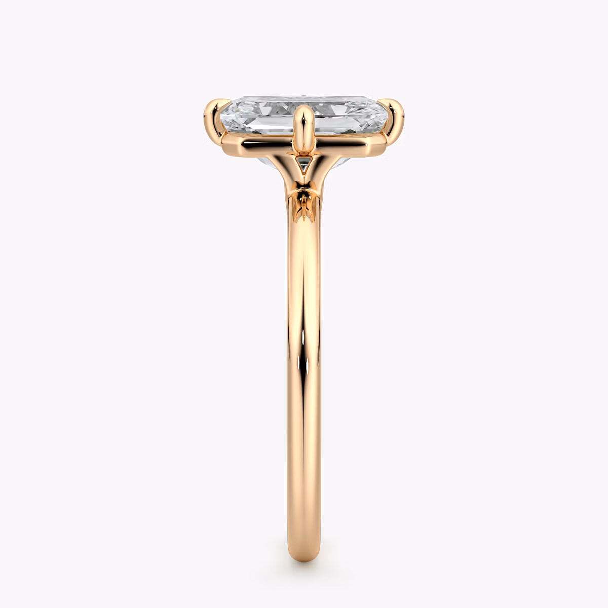 Compass | Radiant | 14k | Roségold | bandAccent: Ohne Pavé-Besatz | diamondOrientation: vertical | caratWeight: other