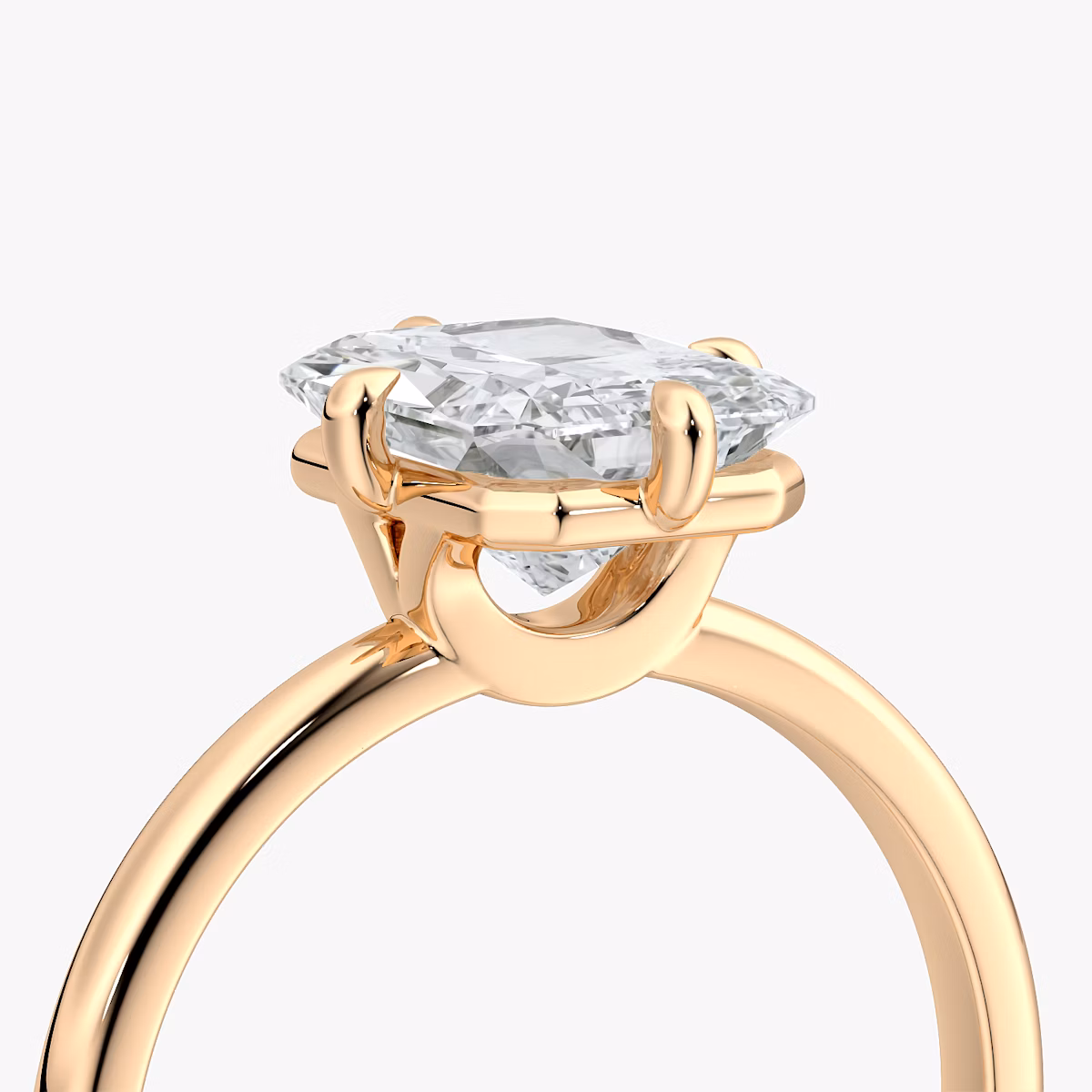 Compass | Radiant | 14k | Roségold | bandAccent: Ohne Pavé-Besatz | diamondOrientation: vertical | caratWeight: other