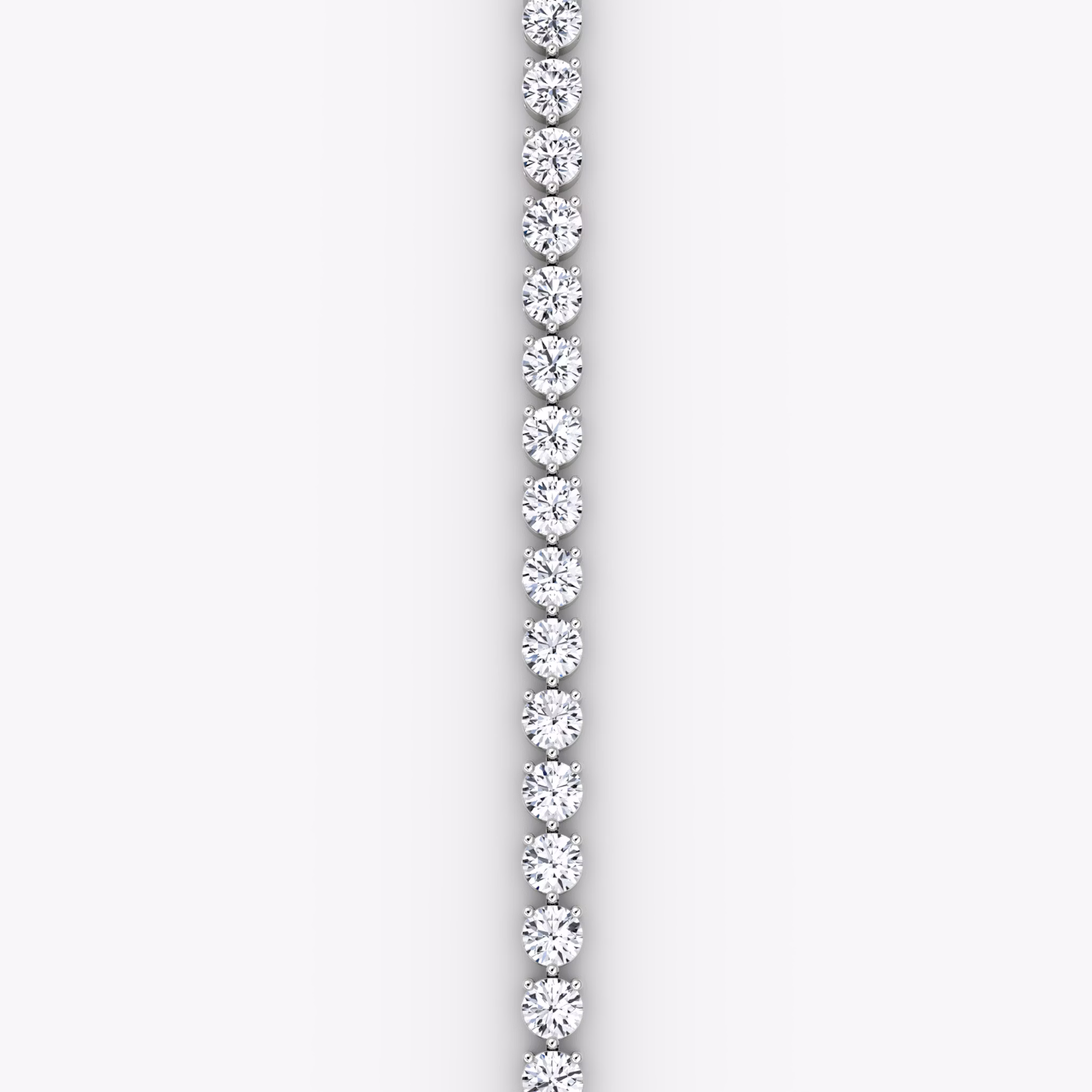 Tennis Bracelet | Round Brilliant | 14k | White Gold | diamondSize: extra-large | chainLength: 7.5