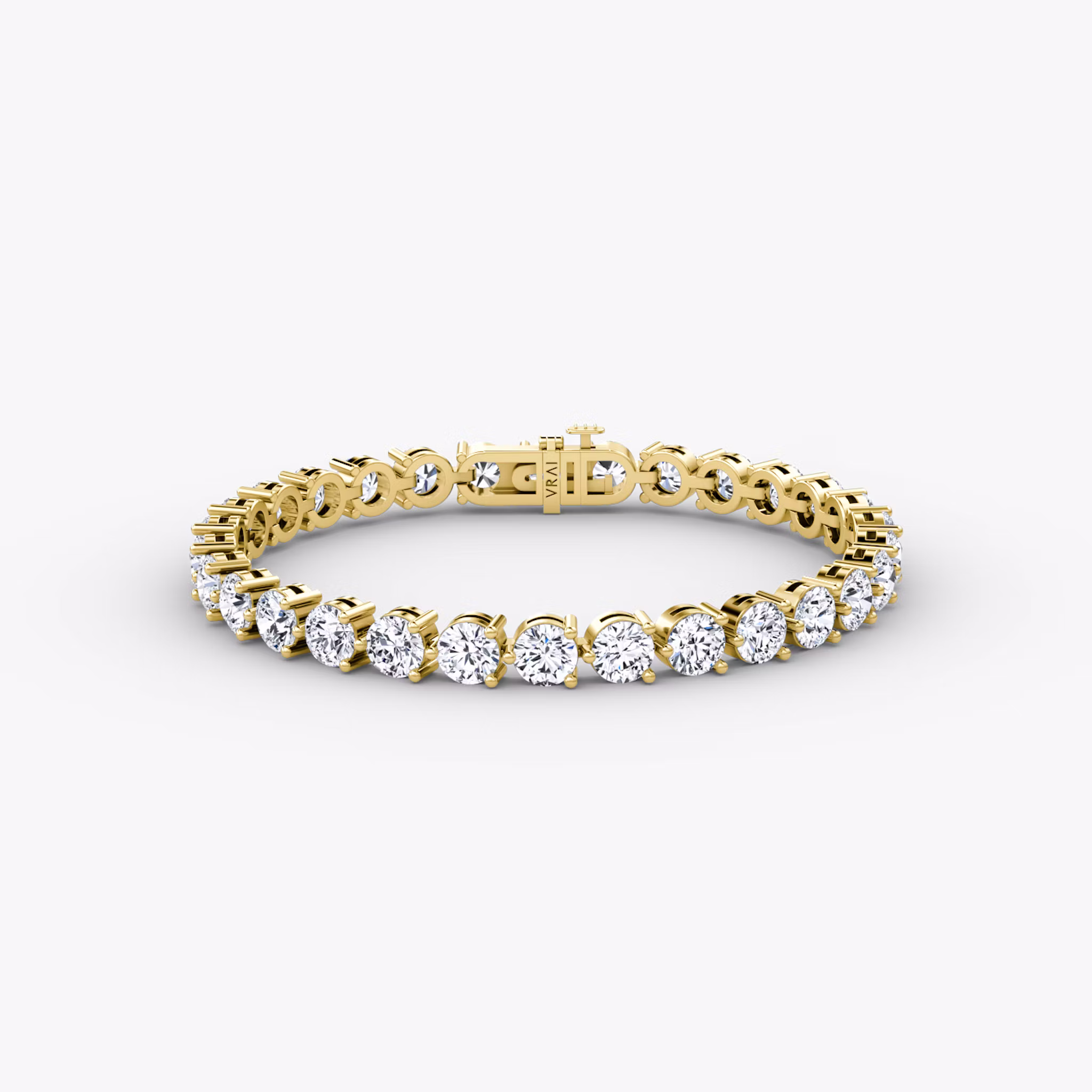 Tennis Armband Rund | Yellow Gold