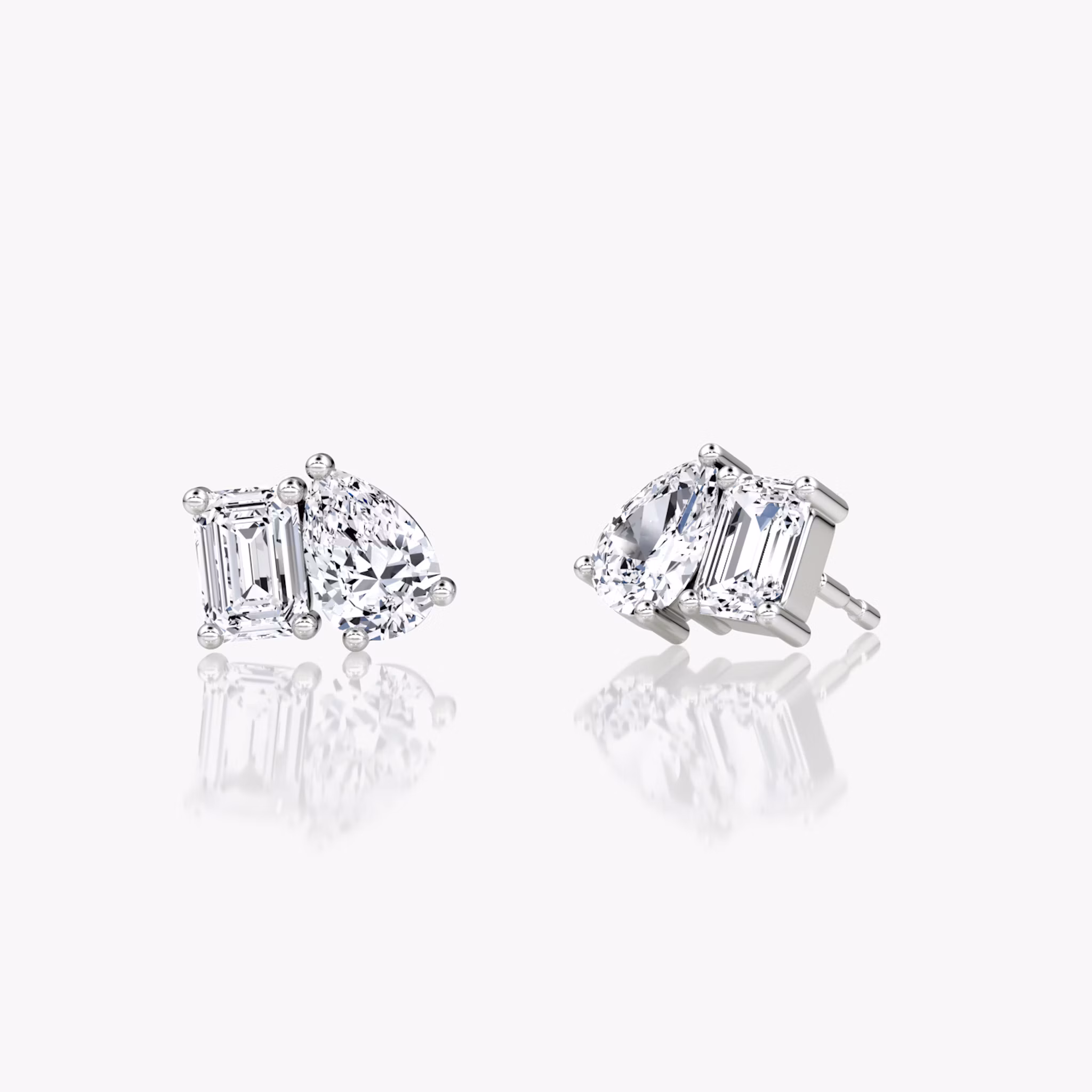Shown with right stud, left stud