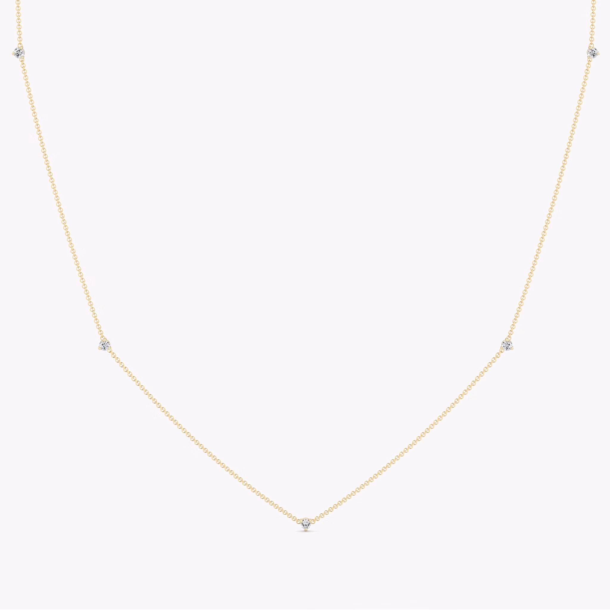 Tiny Station Necklace