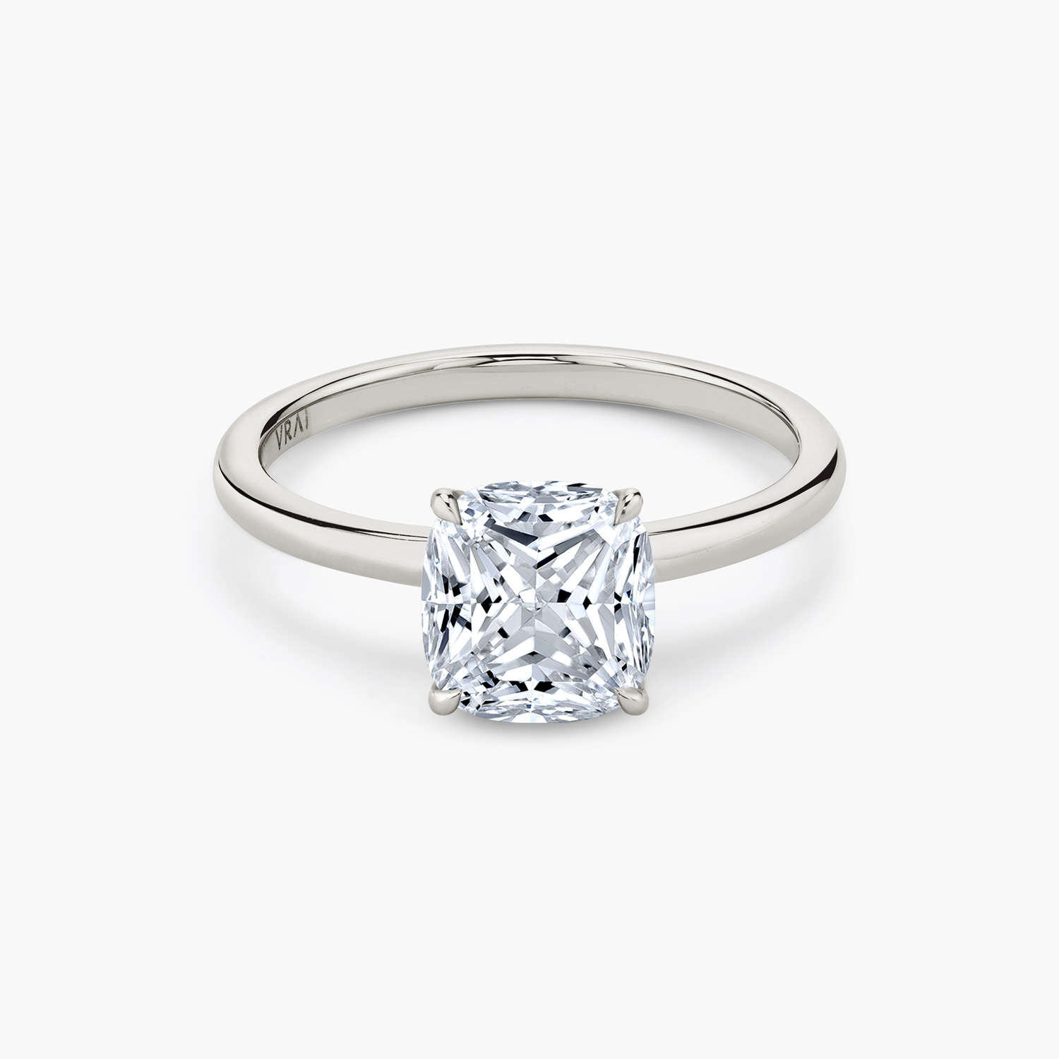 The Signature Cushion Princess | White Gold