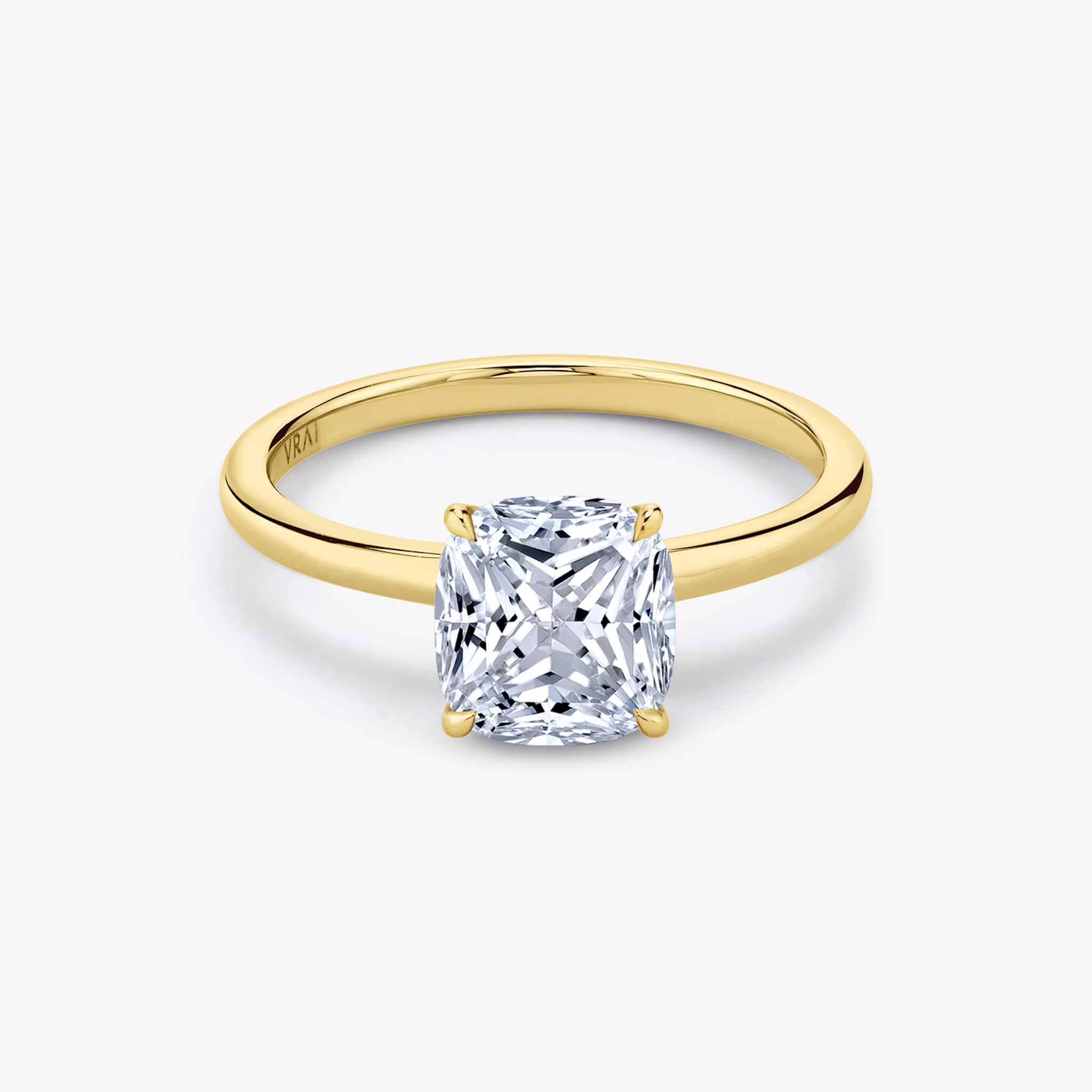 The Signature Cushion Princess | Yellow Gold