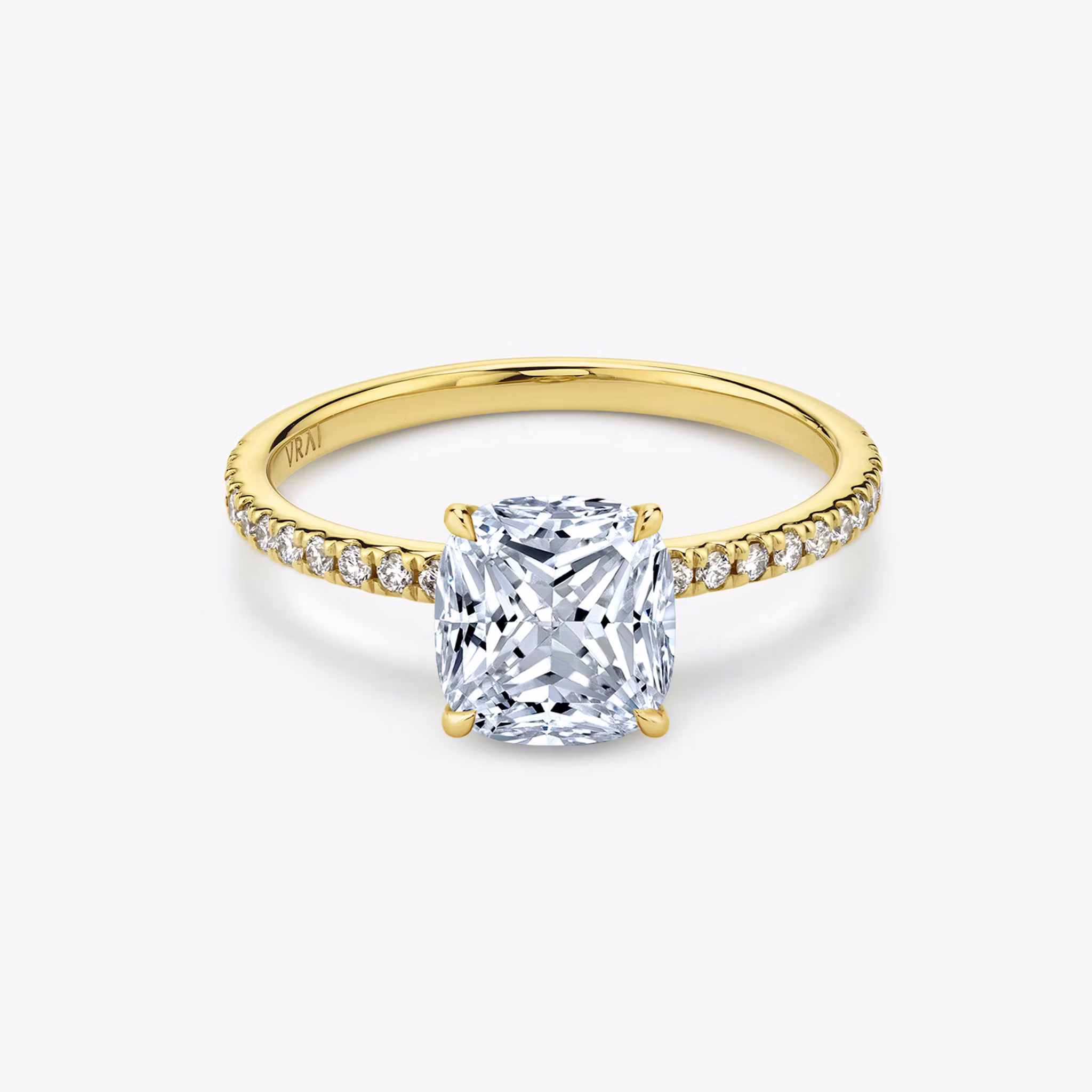 The Signature Cushion Princess | Yellow Gold