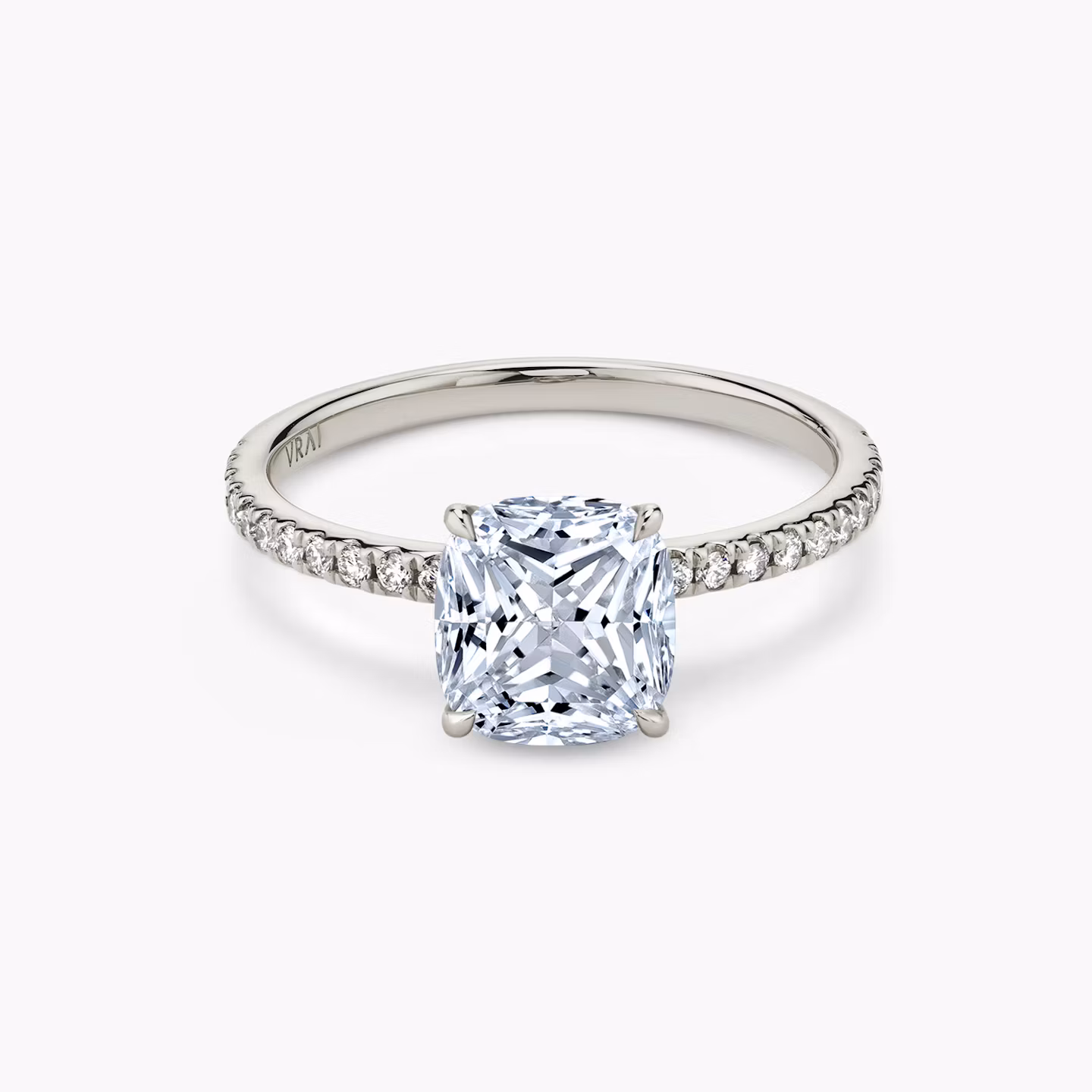 The Signature Cushion Princess | White Gold