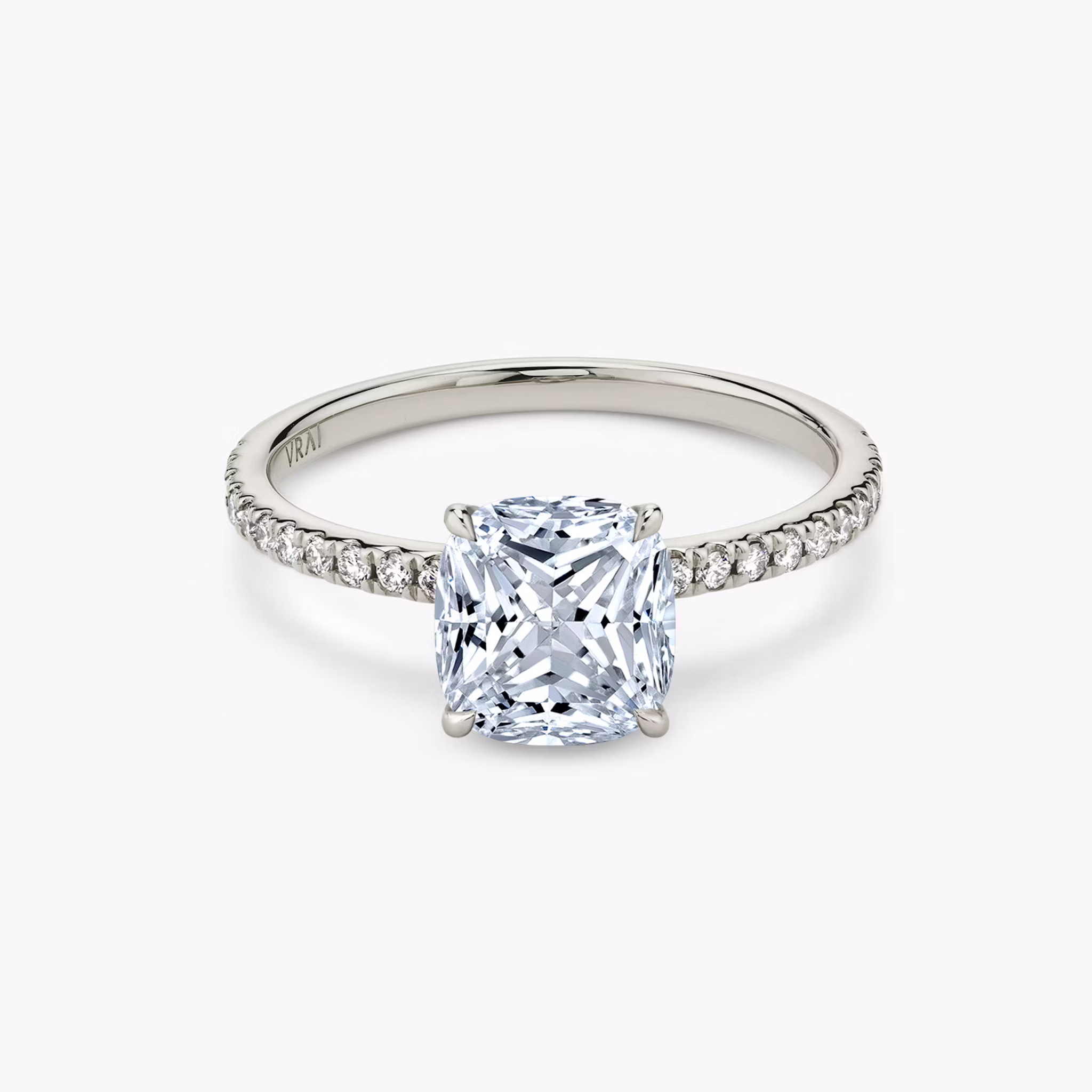The Signature Cushion Princess | White Gold