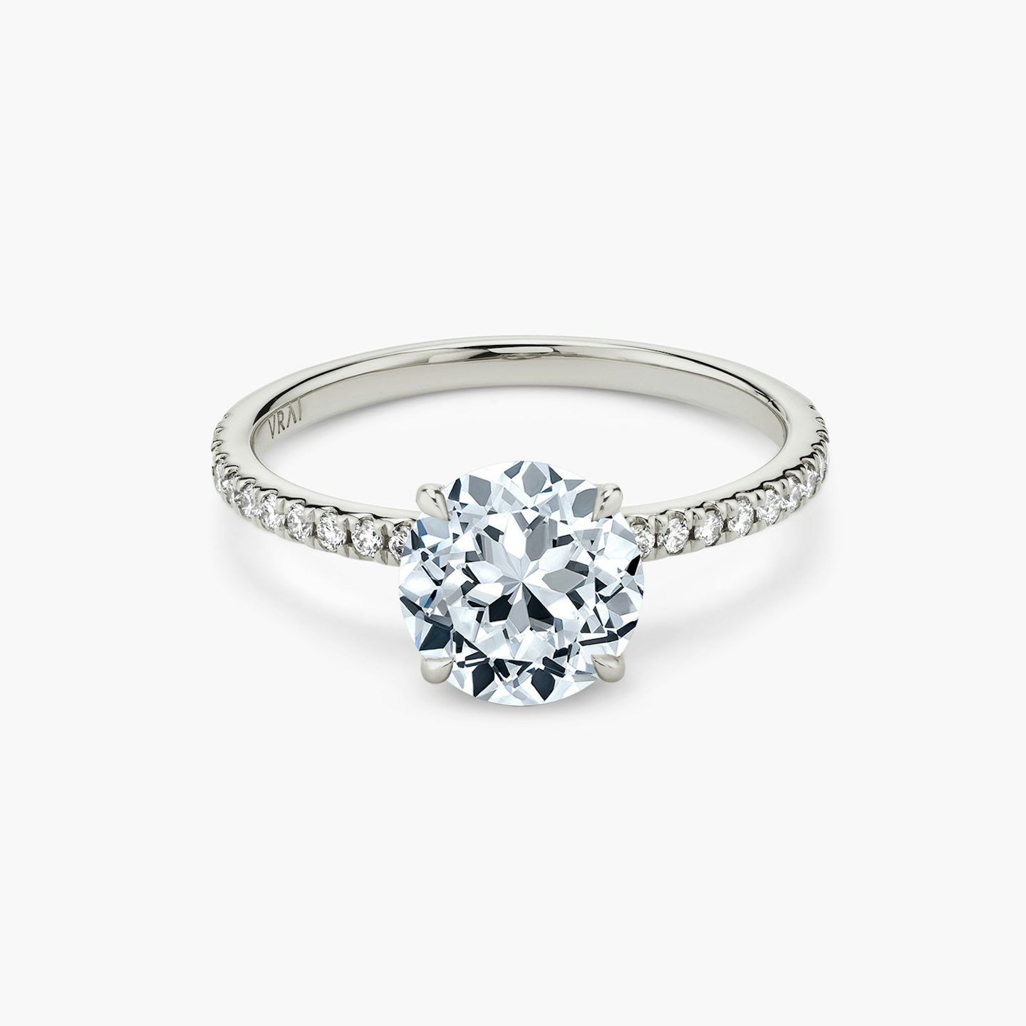The Signature | Passion | Platinum | bandAccent: Pavé | bandWidth: standard | excludeFromFeed: null | hiddenHalo: no | diamondOrientation: vertical | caratWeight: other